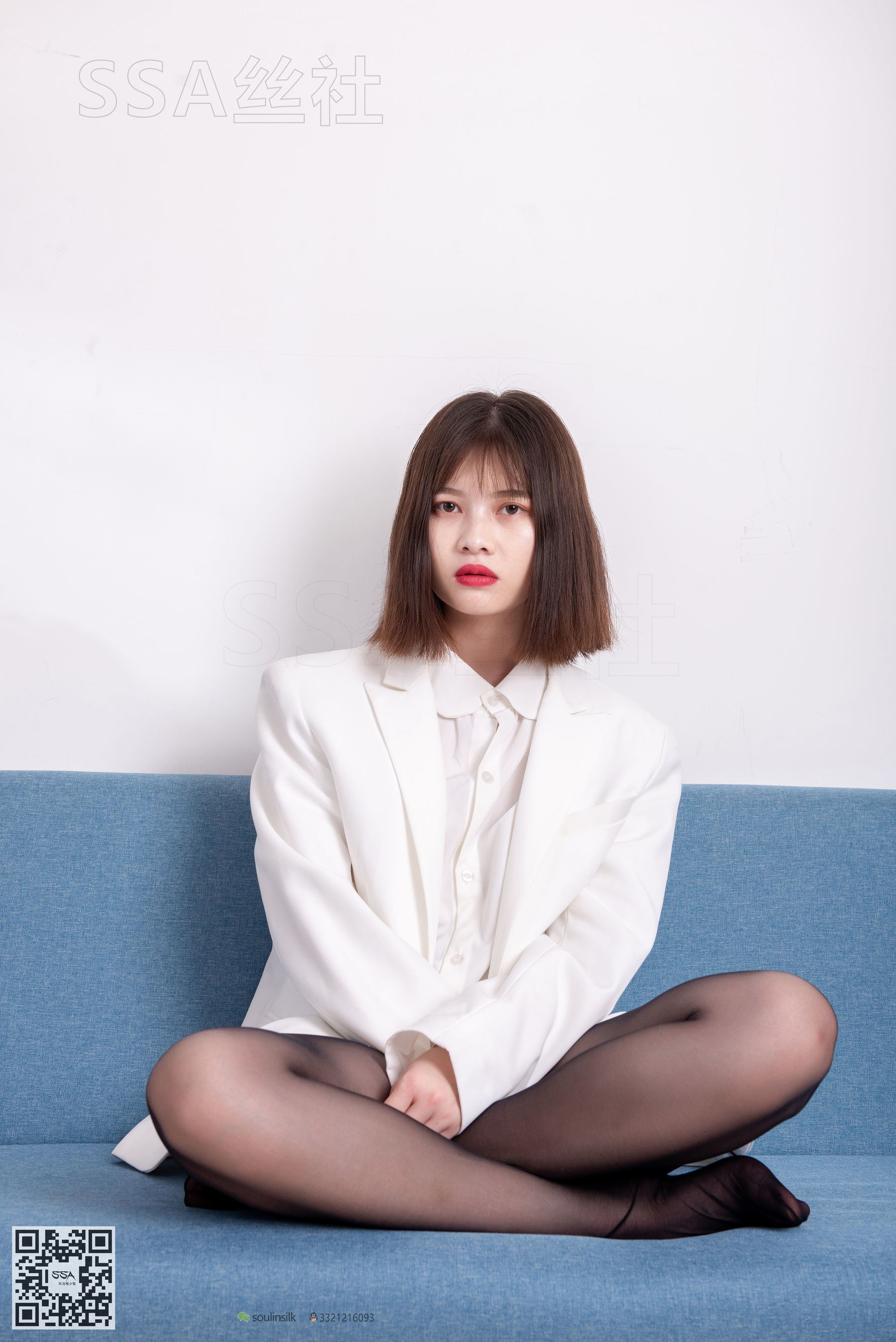 超清写真 No.119 腿模穗子 白色西装-图60