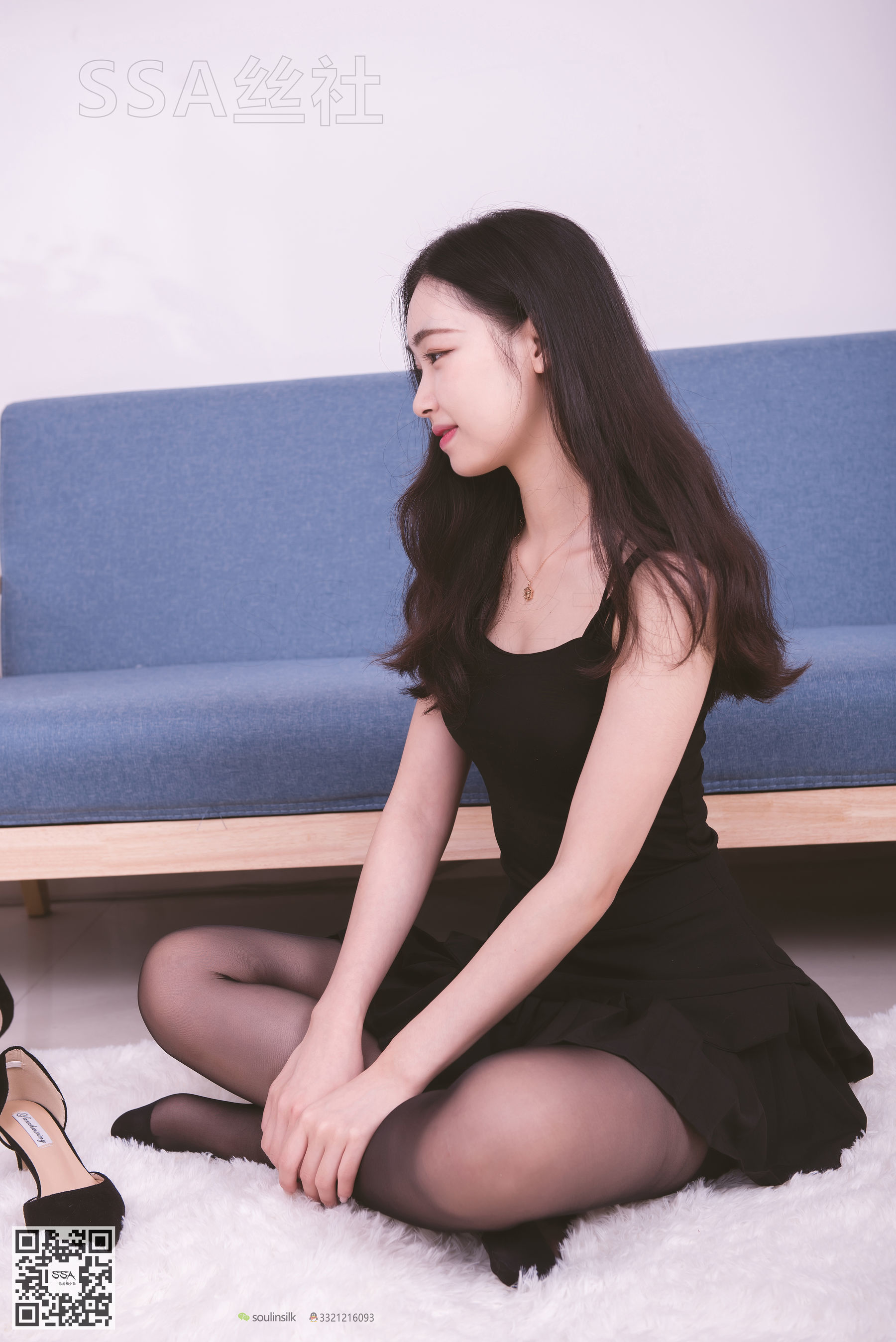 超清写真 No.122 文娟 无法抵挡的黑色脚尖加固丝袜-图83