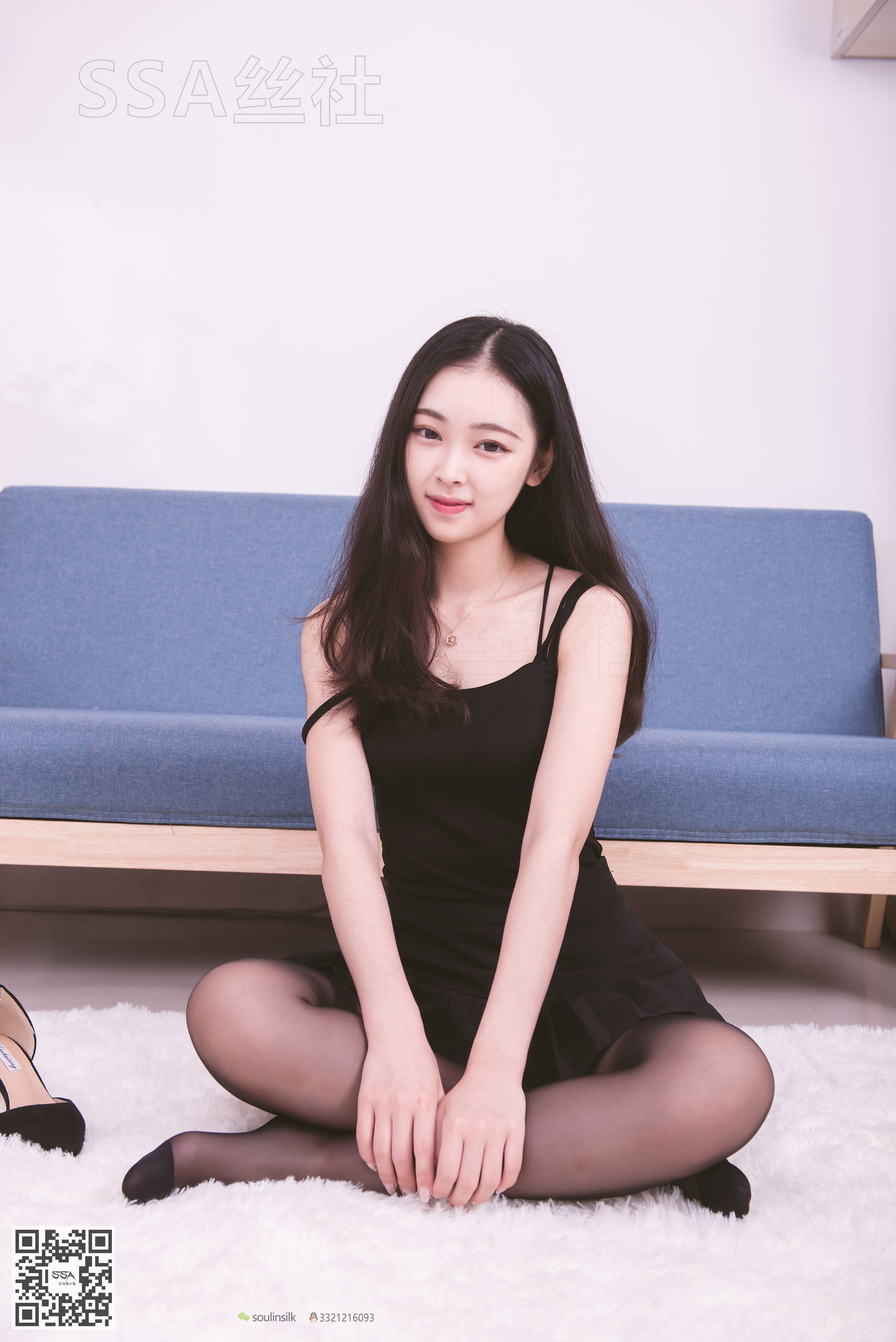 超清写真 No.122 文娟 无法抵挡的黑色脚尖加固丝袜-图85