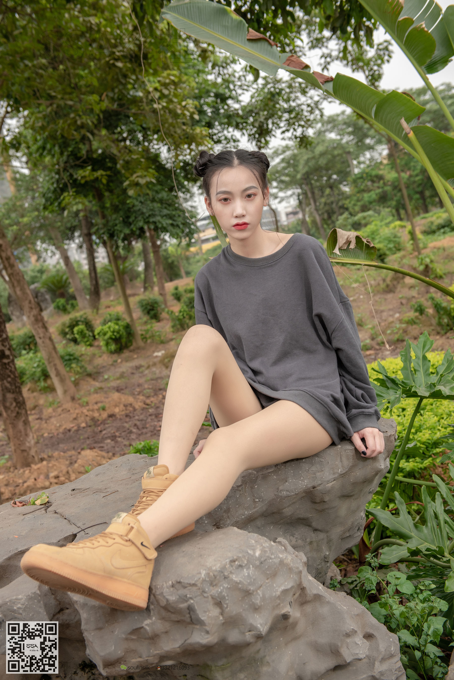 超清写真 No.125 腿模大大 郊外踏青之旅-图13