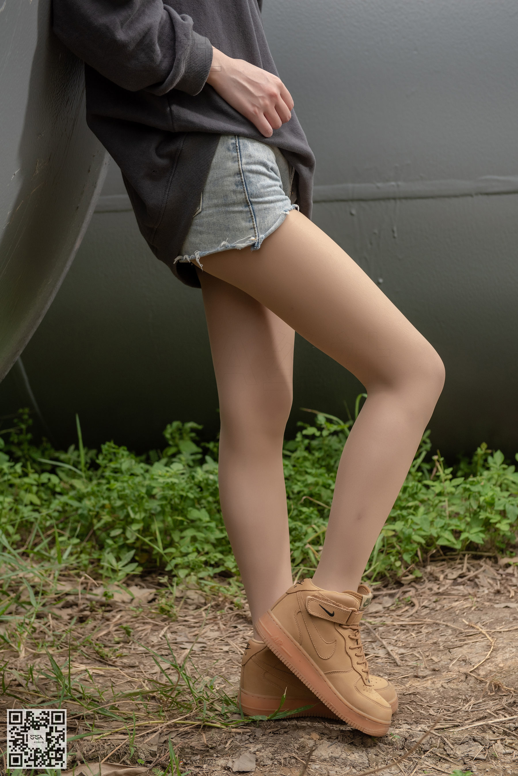 超清写真 No.125 腿模大大 郊外踏青之旅-图1