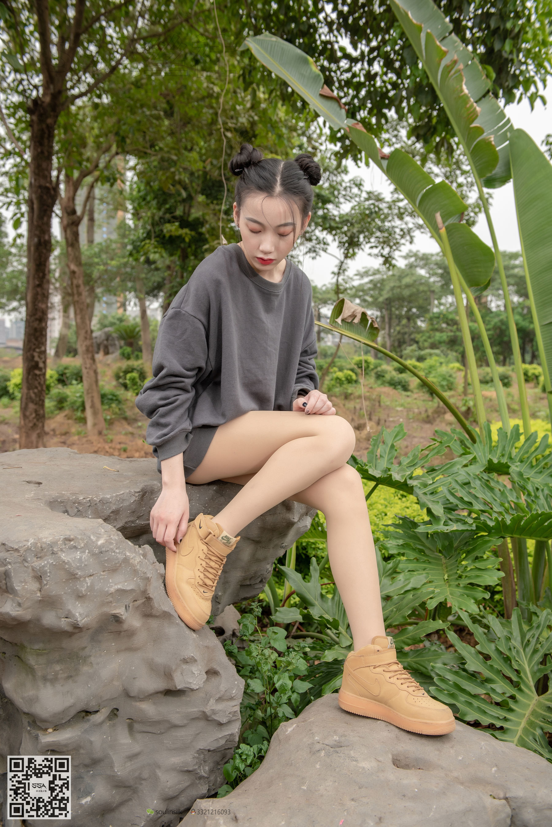 超清写真 No.125 腿模大大 郊外踏青之旅-图26