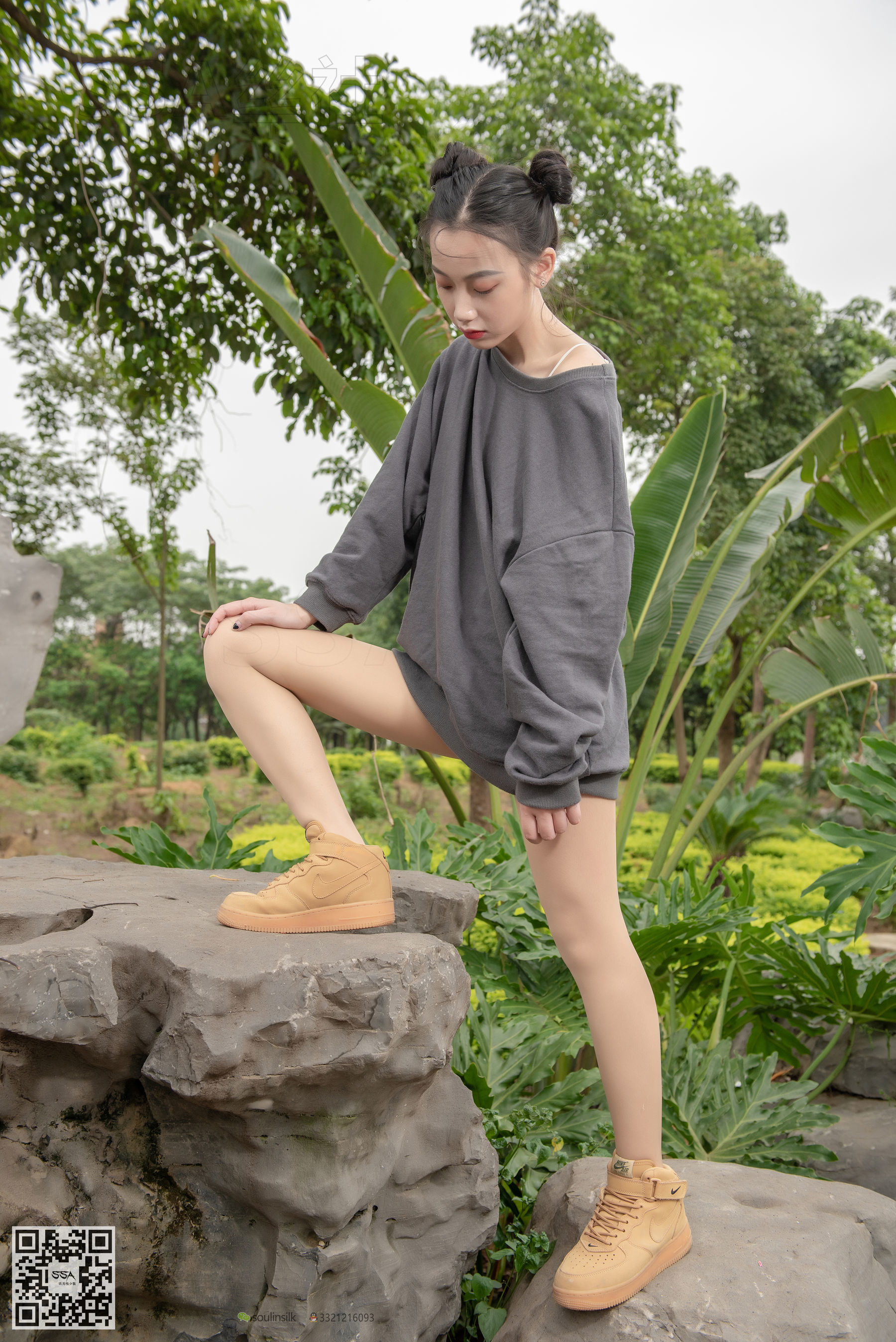 超清写真 No.125 腿模大大 郊外踏青之旅-图36