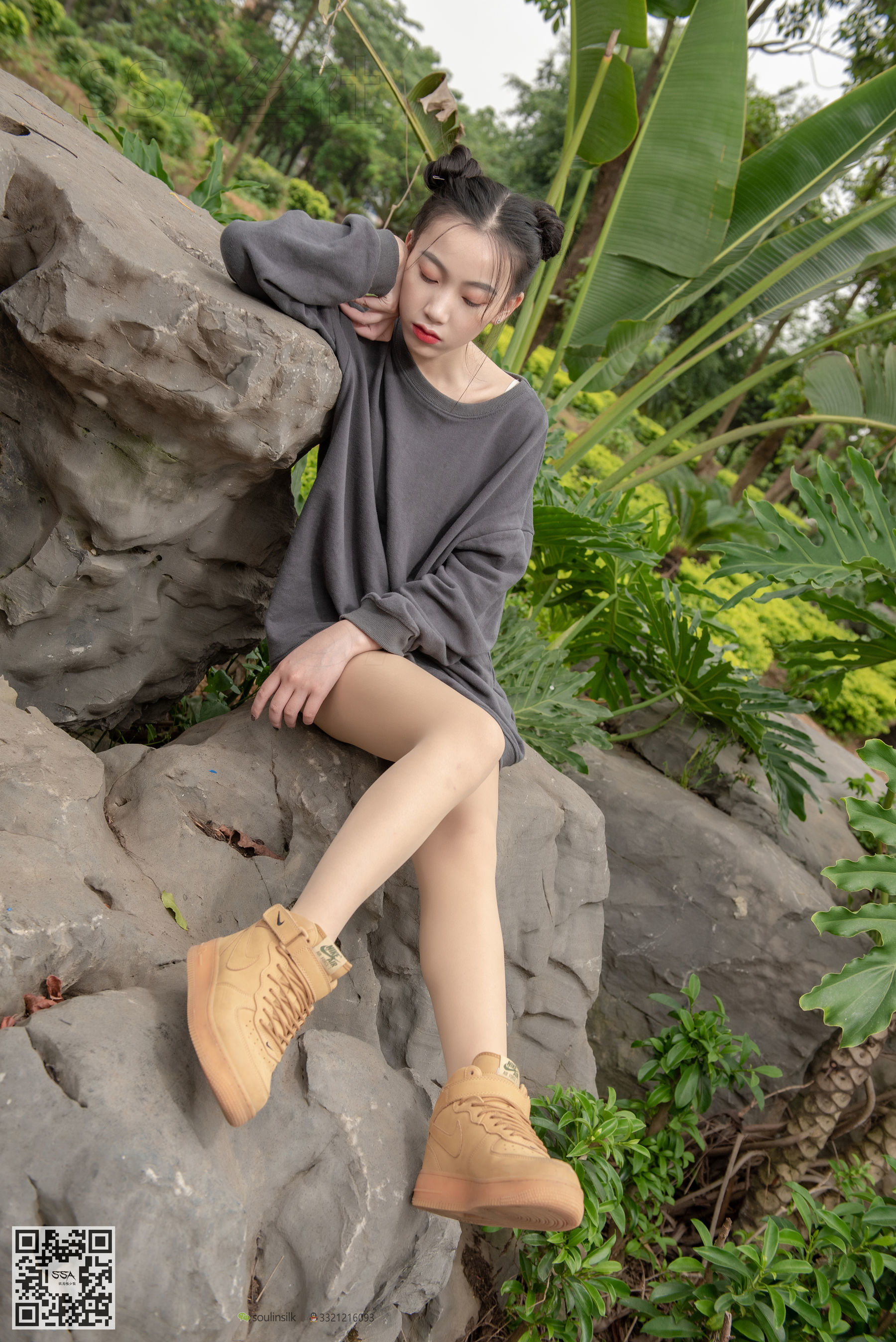 超清写真 No.125 腿模大大 郊外踏青之旅-图44