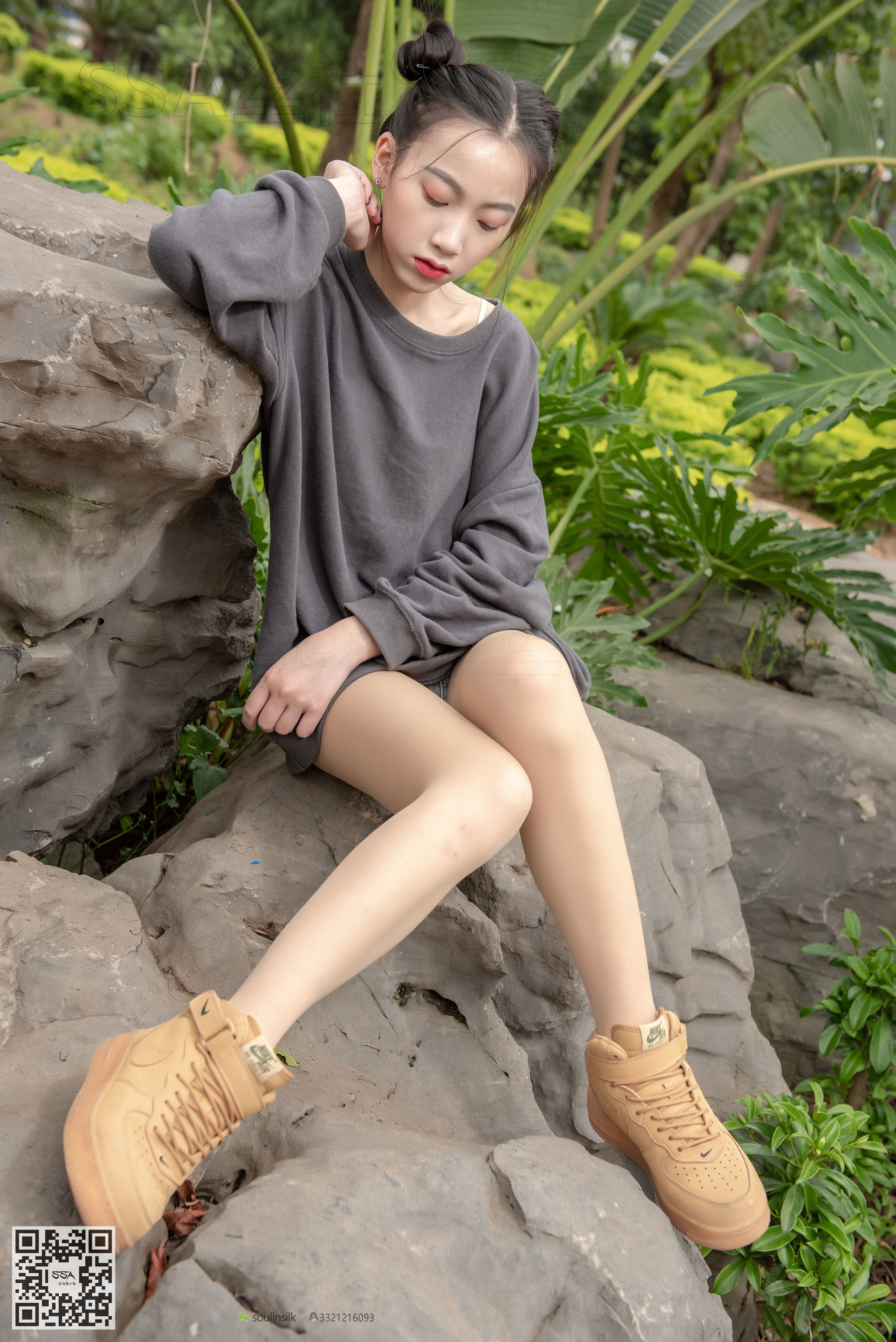 超清写真 No.125 腿模大大 郊外踏青之旅-图50