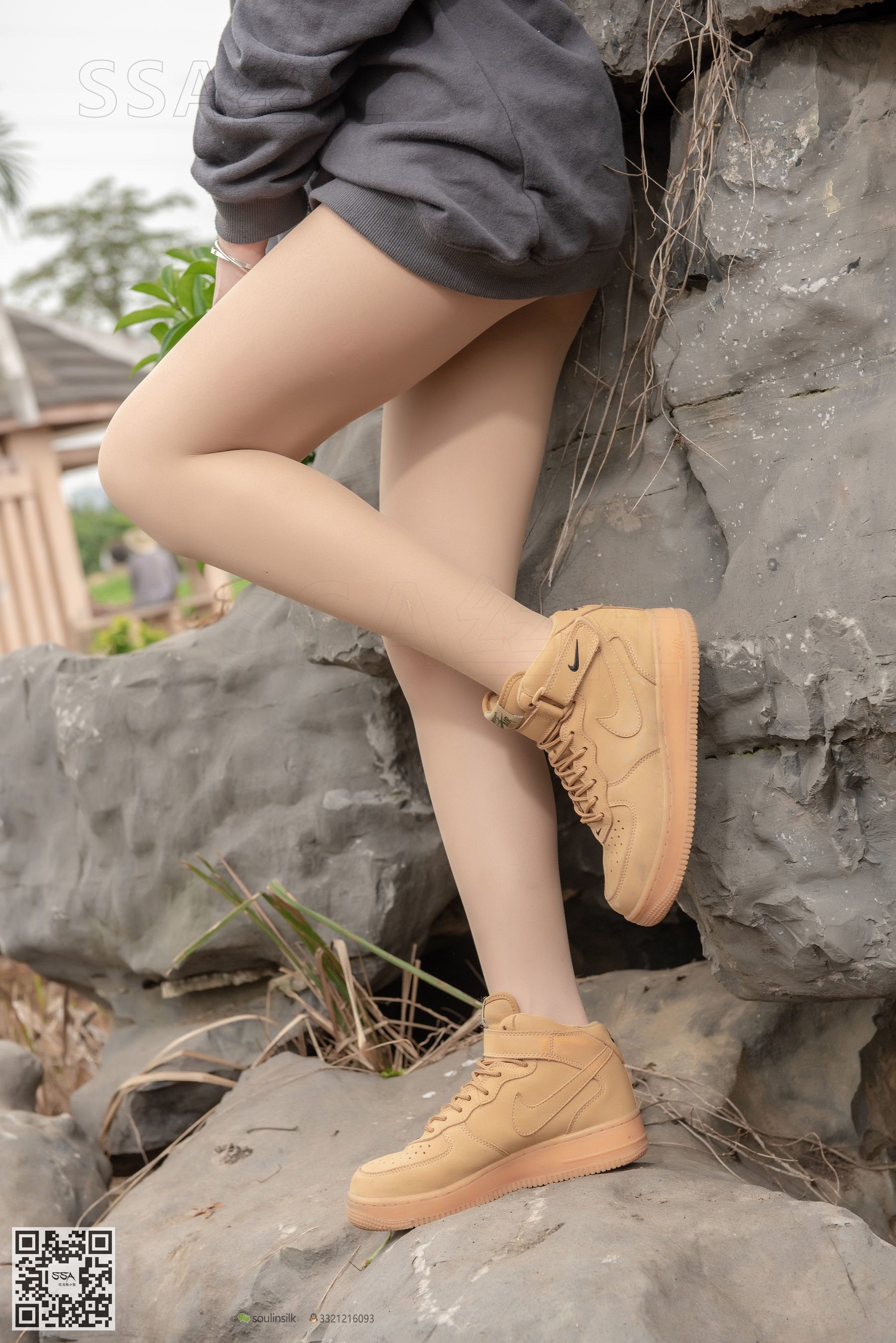 超清写真 No.125 腿模大大 郊外踏青之旅-图55