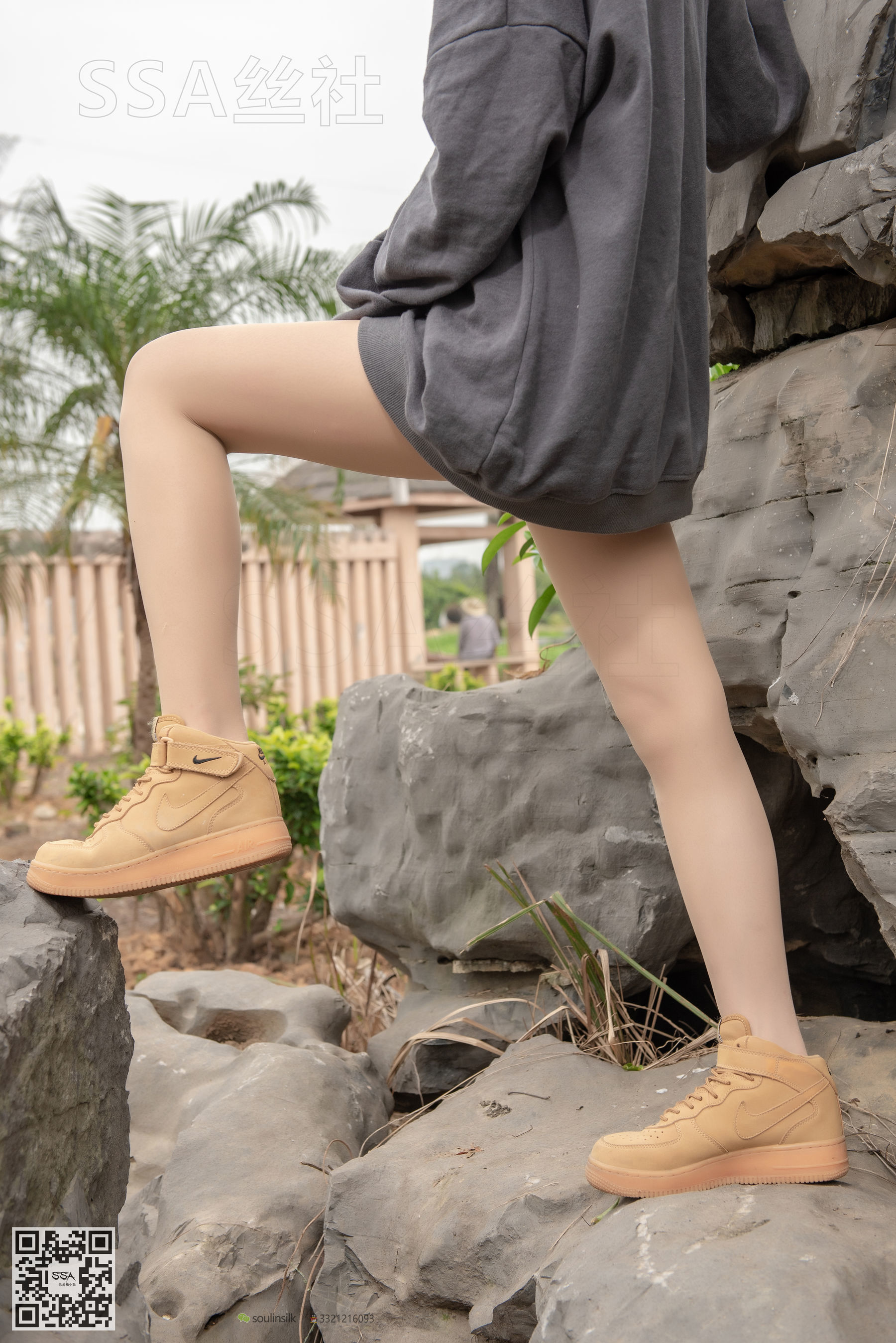 超清写真 No.125 腿模大大 郊外踏青之旅-图56