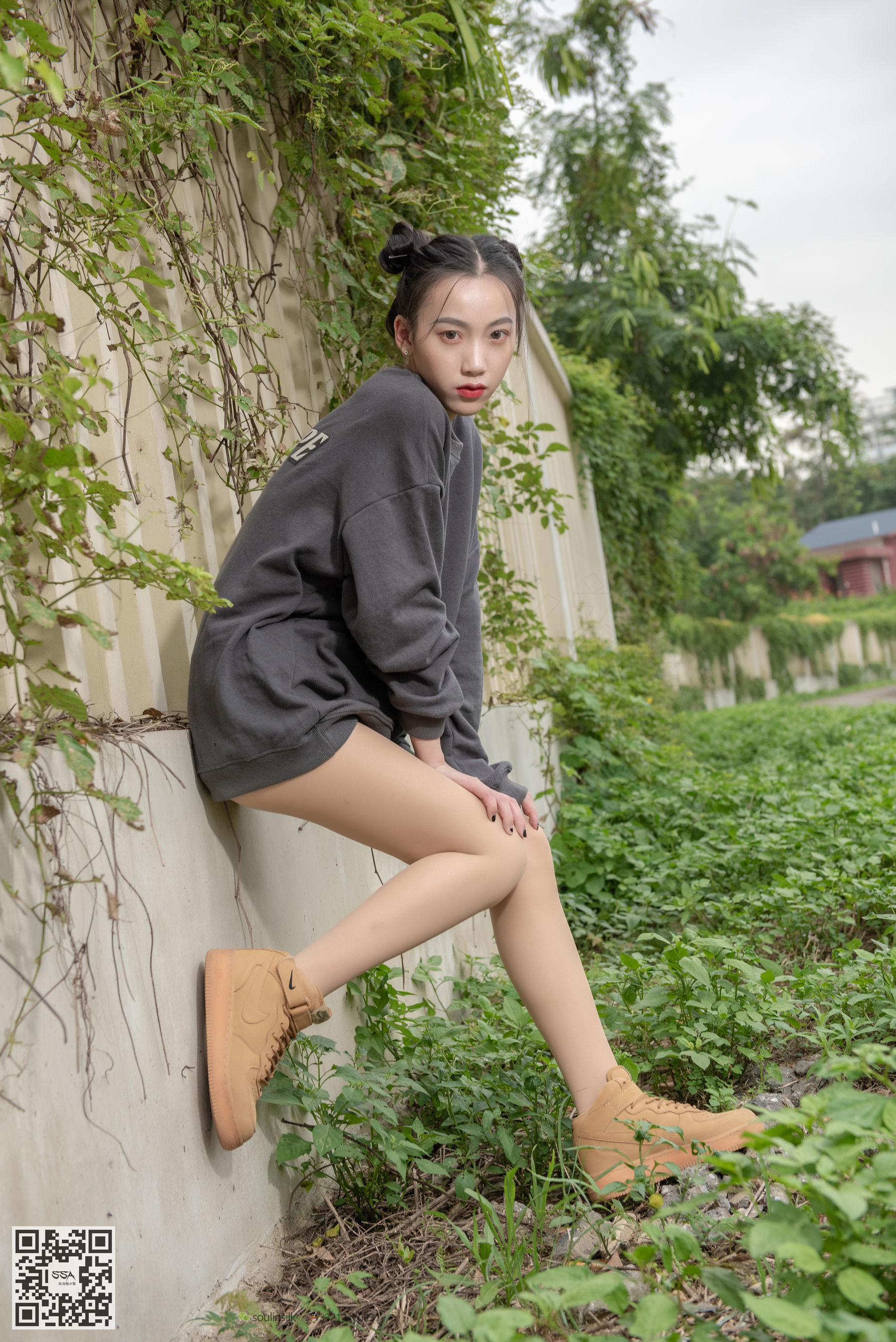 超清写真 No.125 腿模大大 郊外踏青之旅-图75