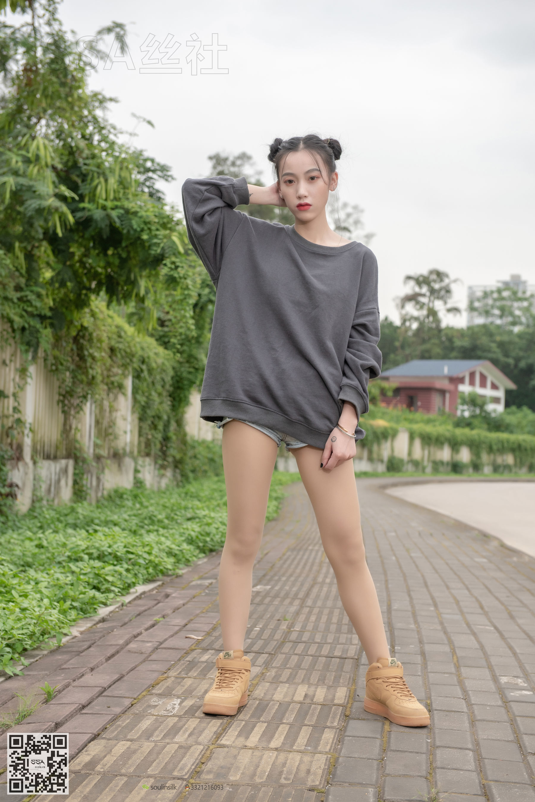 超清写真 No.125 腿模大大 郊外踏青之旅-图83