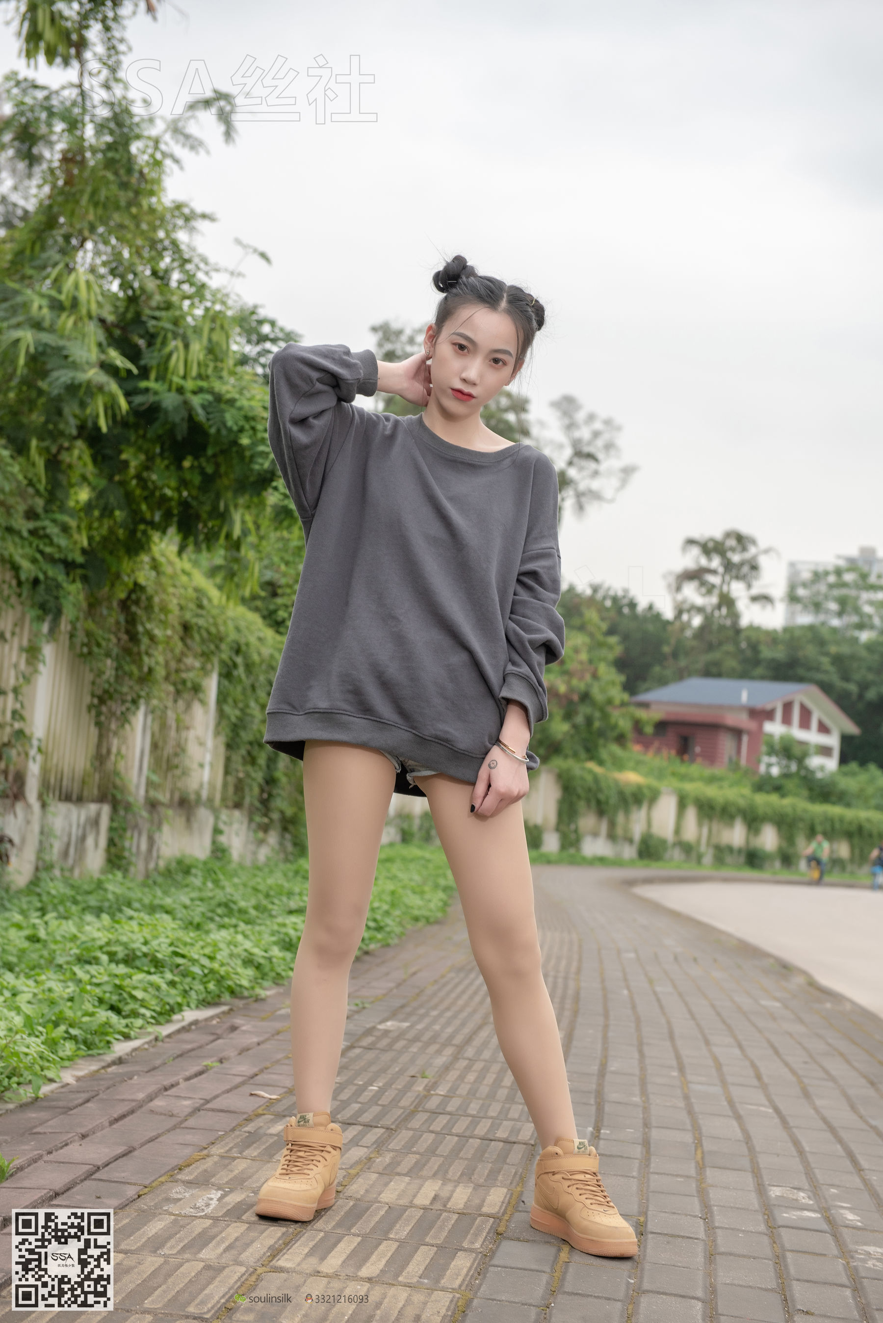 超清写真 No.125 腿模大大 郊外踏青之旅-图84
