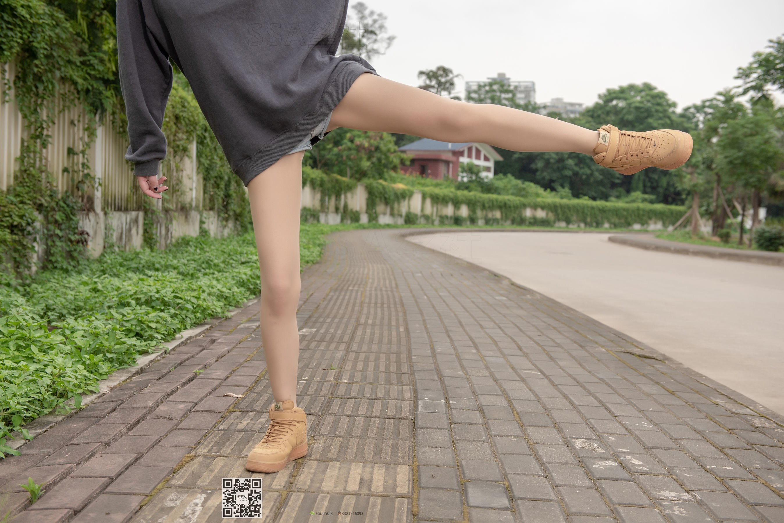 超清写真 No.125 腿模大大 郊外踏青之旅-图91