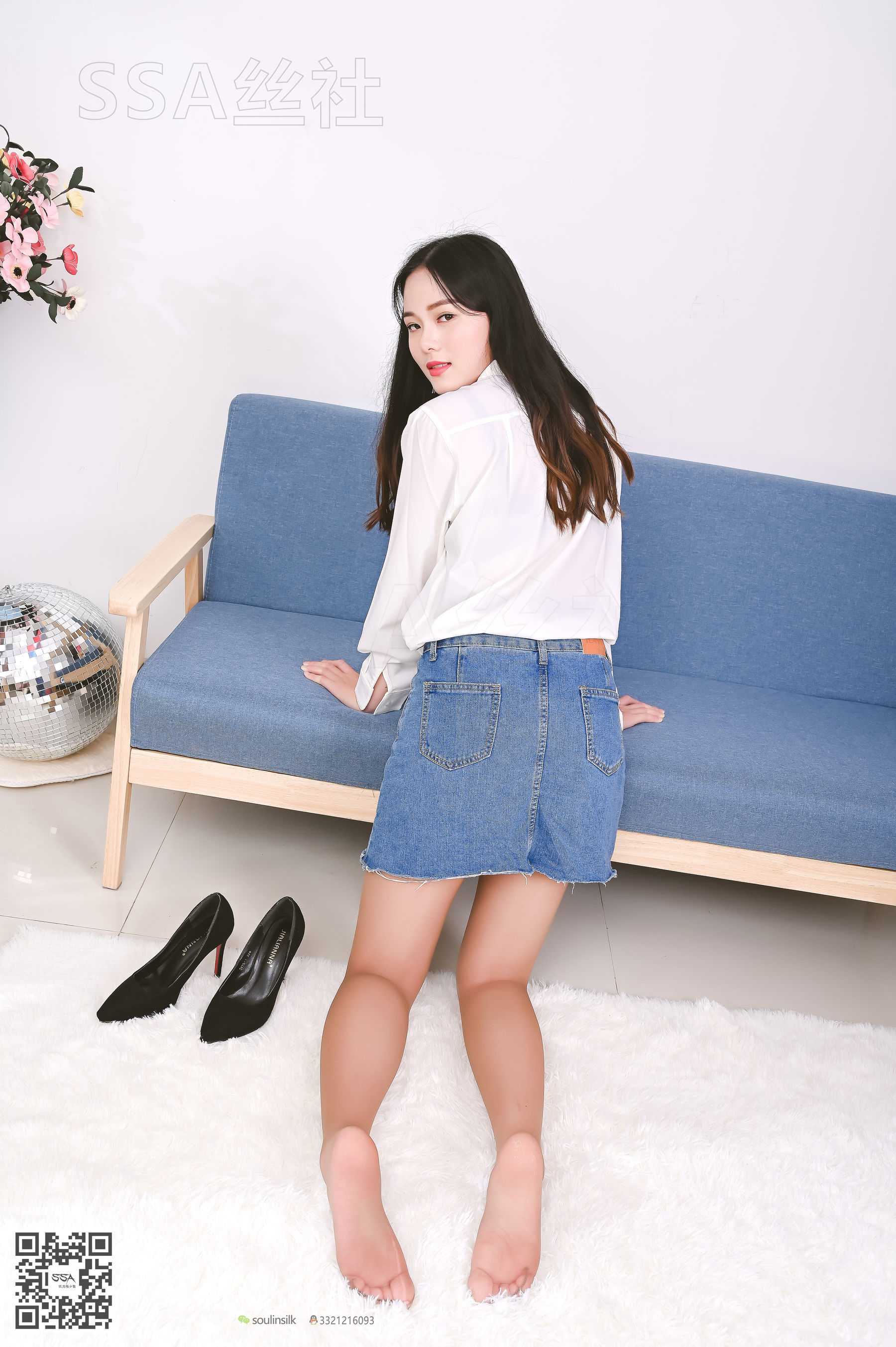 超清写真 No.128 晓晓 35码丝袜脚-图111