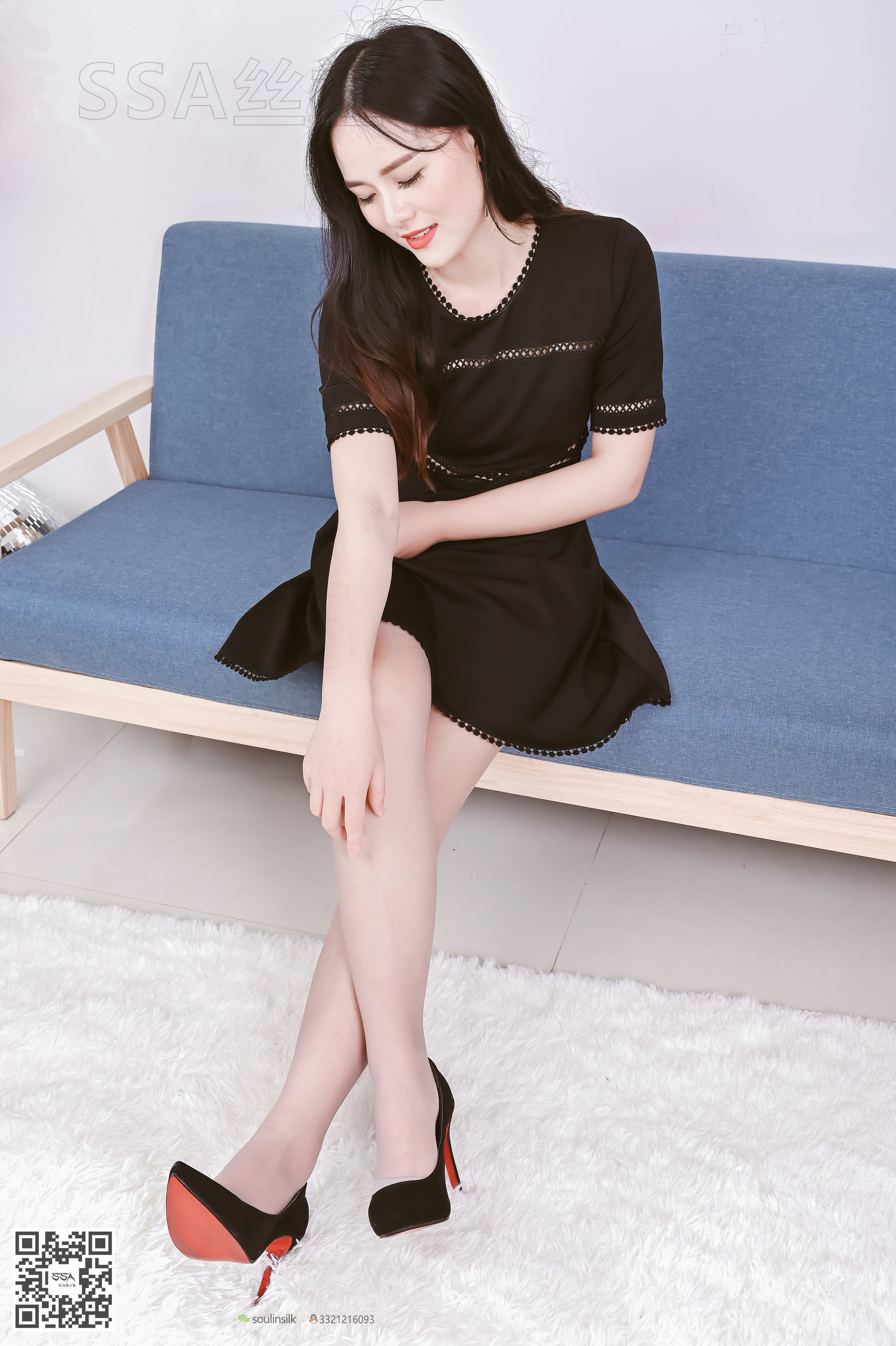 超清写真 No.133 晓晓 35码精致小脚的灰丝-图19