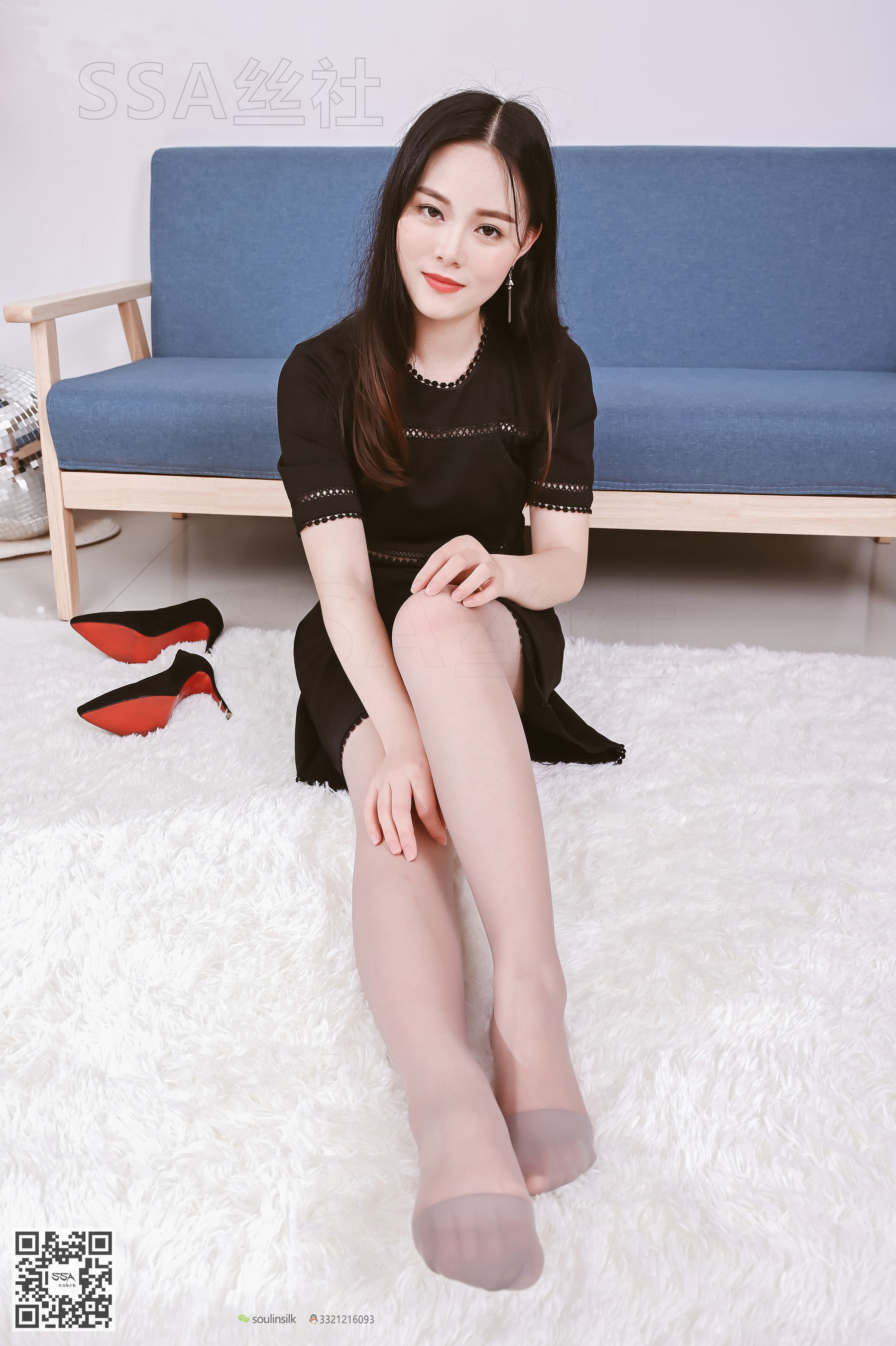 超清写真 No.133 晓晓 35码精致小脚的灰丝-图91