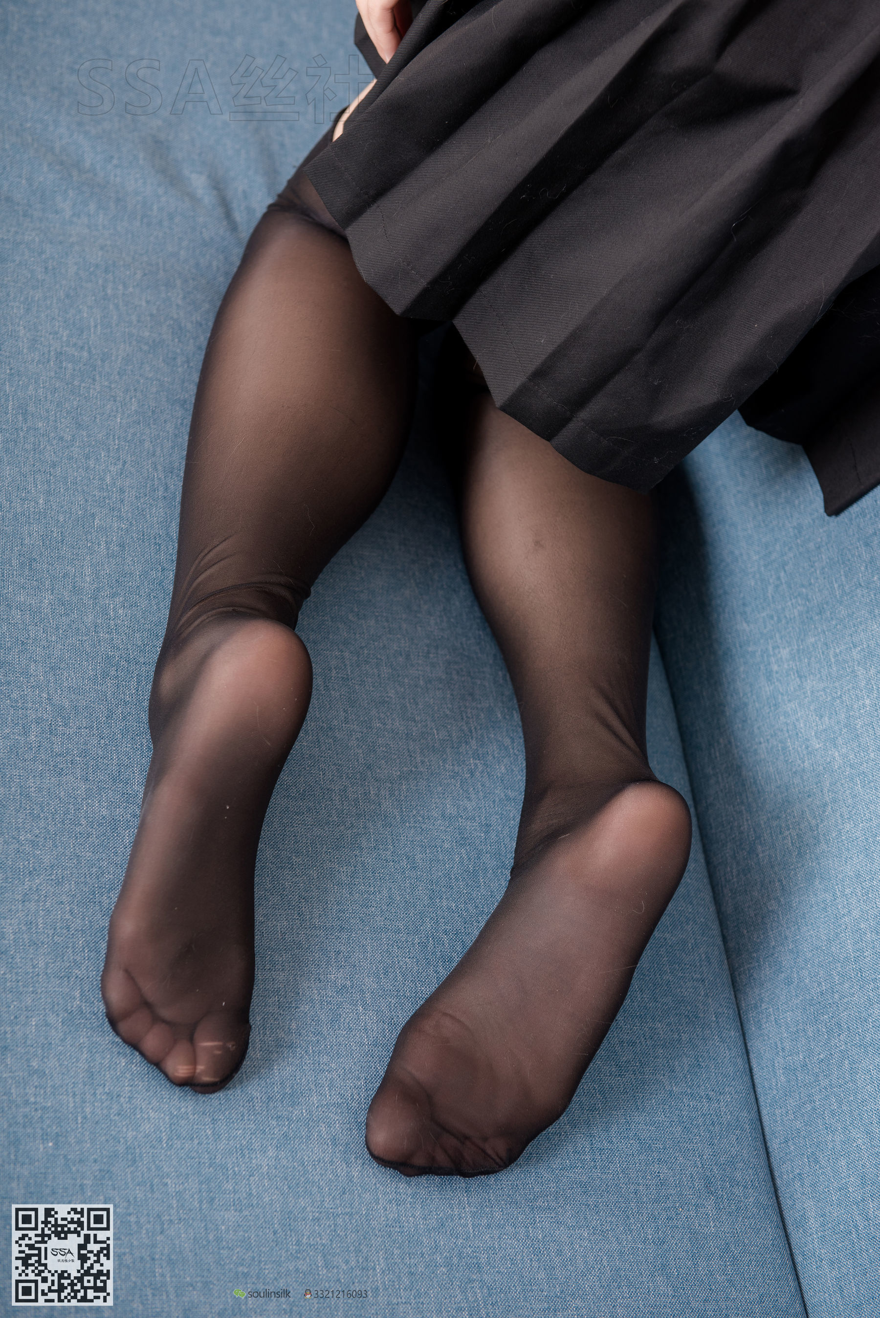 超清写真 No.135 甘子 16的芳华少女长筒黑丝-图114