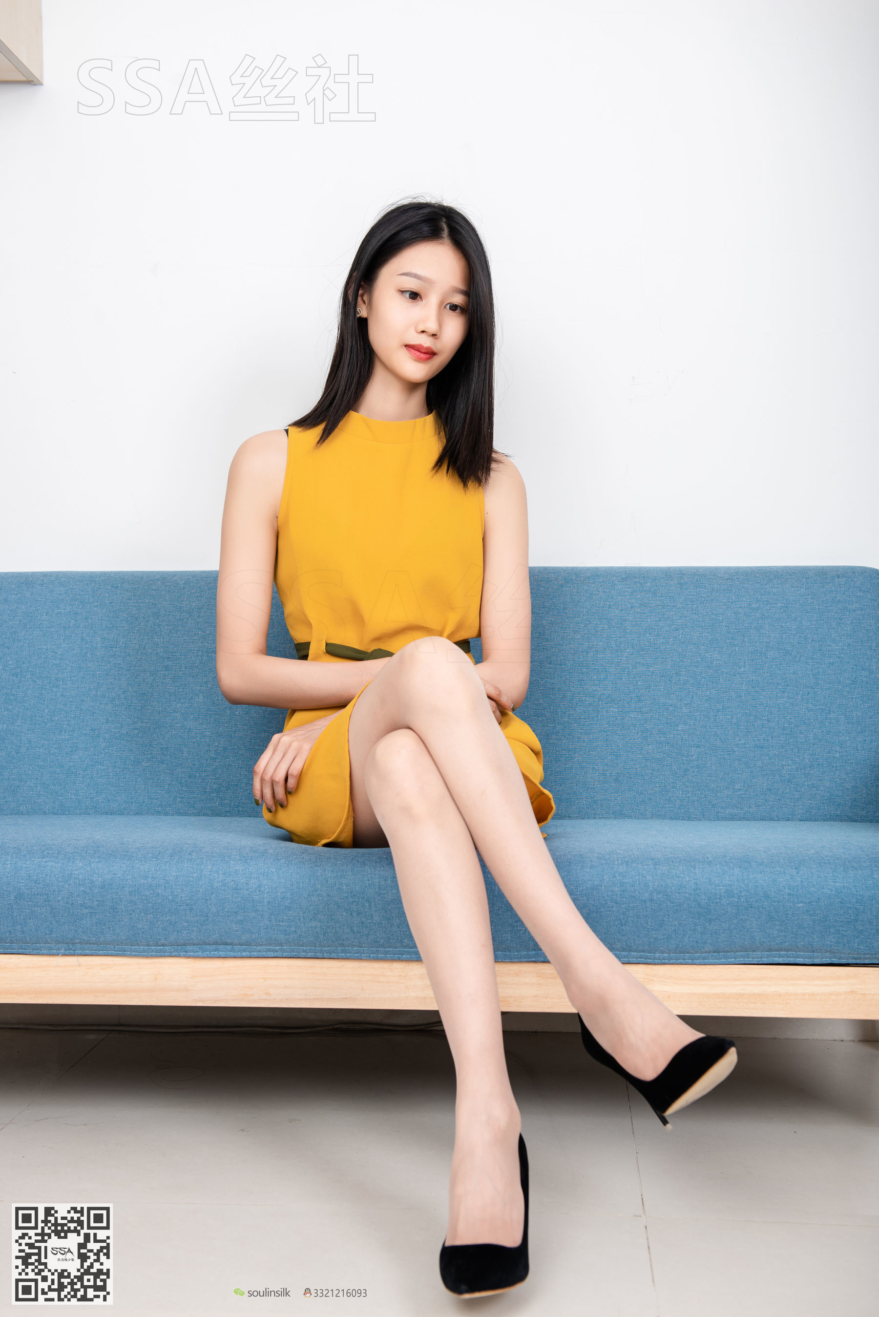 超清写真 No.140 星星 橘黄色裙子肉丝-图3