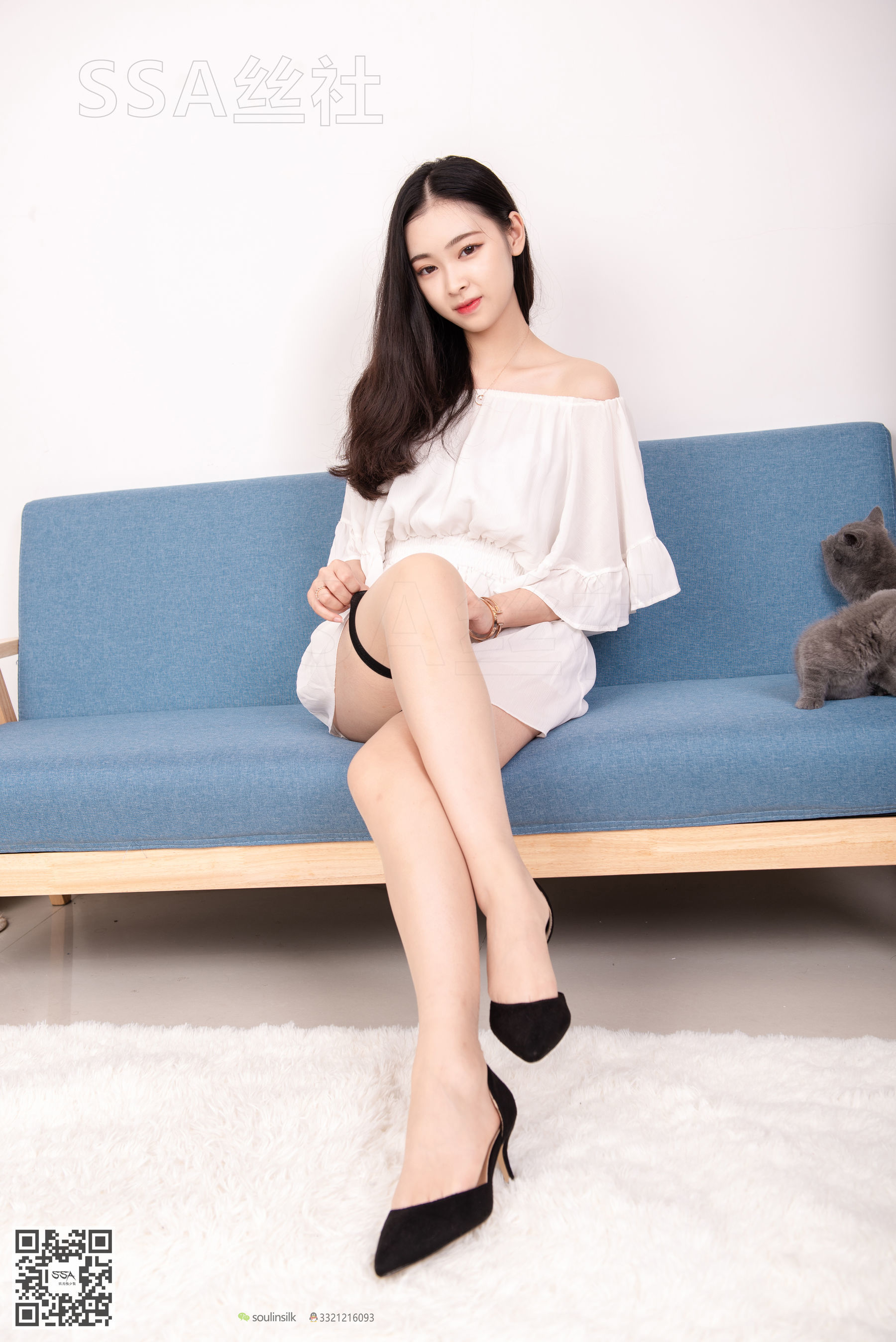 超清写真 No.143 文娟 白色连体裤-图4