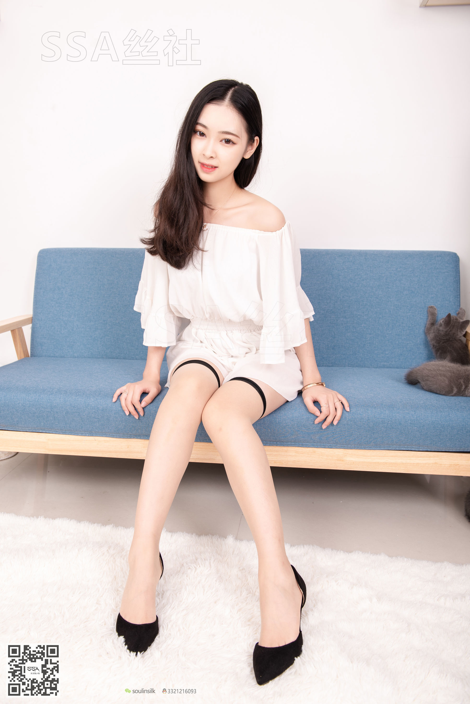 超清写真 No.143 文娟 白色连体裤-图7
