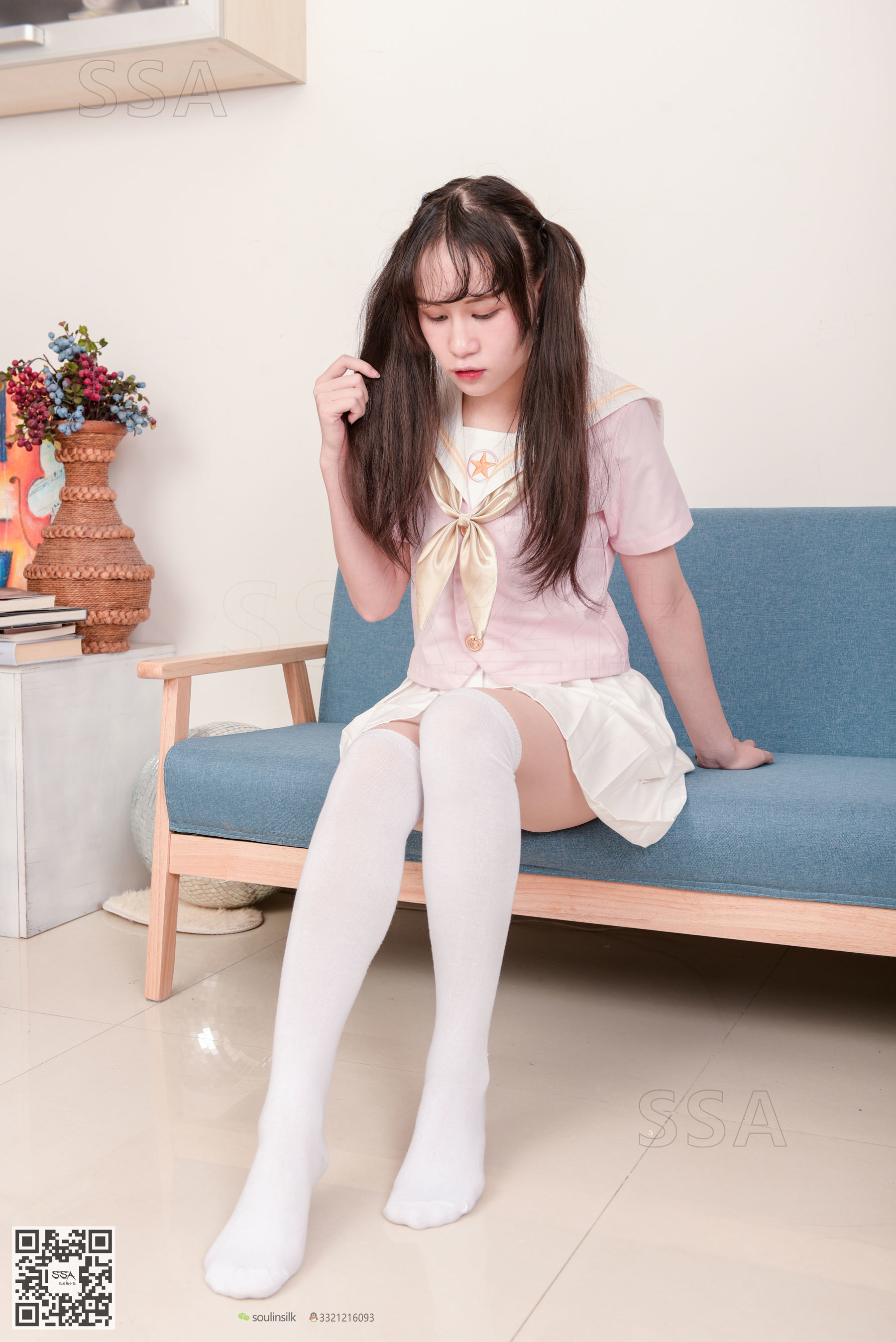 超清写真 No.144 丹丹 粉色JK制服-图11