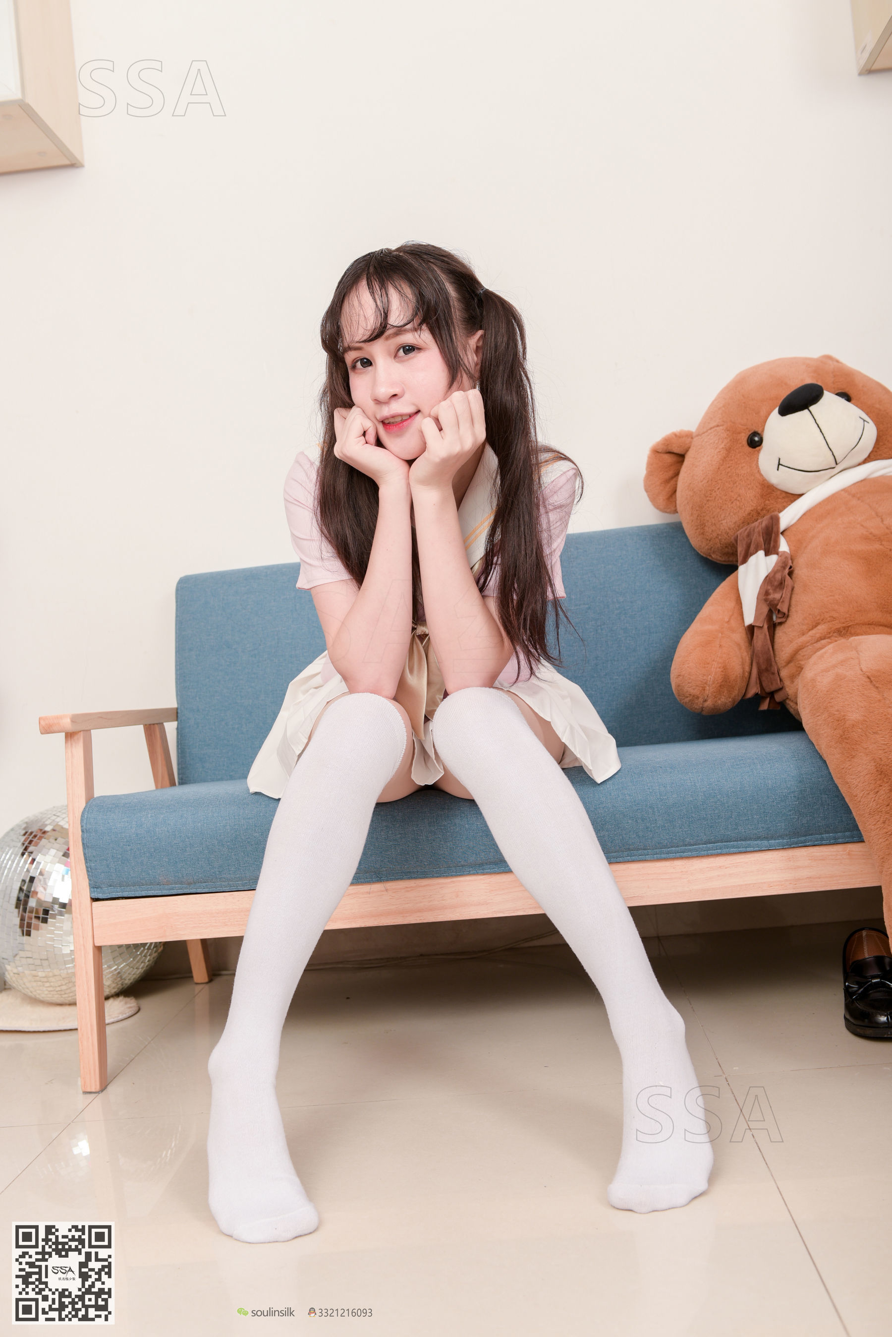 超清写真 No.144 丹丹 粉色JK制服-图135