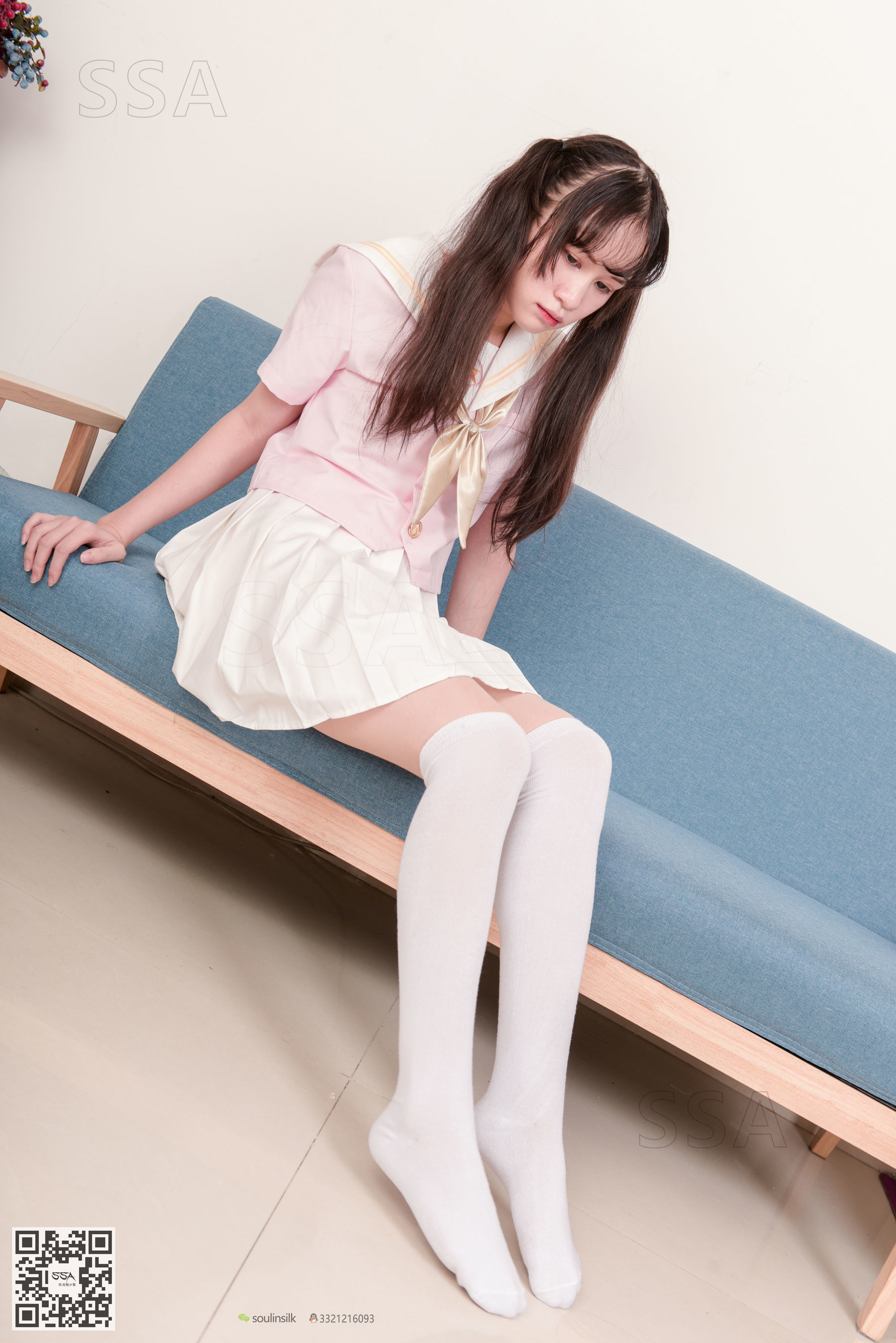 超清写真 No.144 丹丹 粉色JK制服-图15