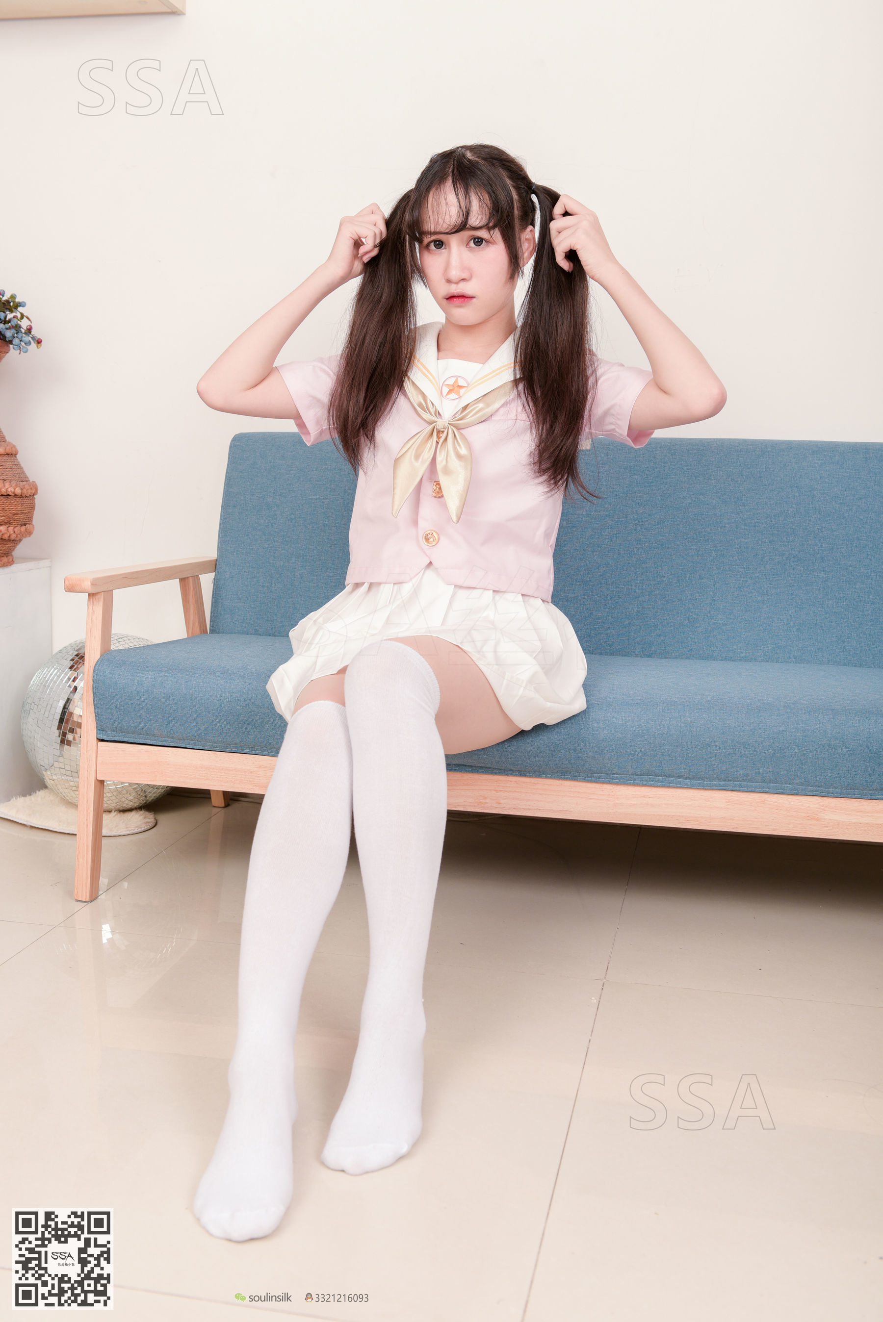 超清写真 No.144 丹丹 粉色JK制服-图26