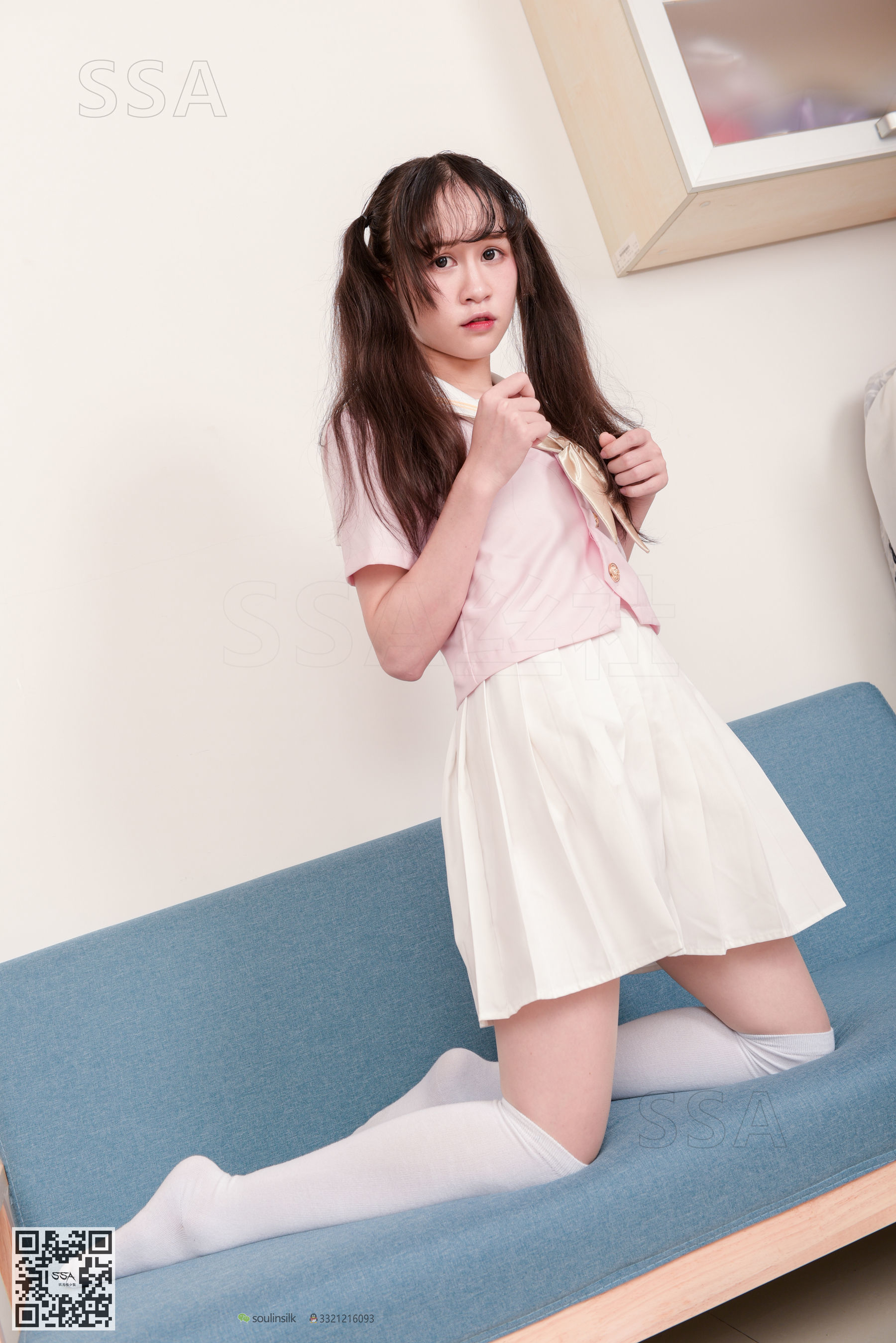 超清写真 No.144 丹丹 粉色JK制服-图54