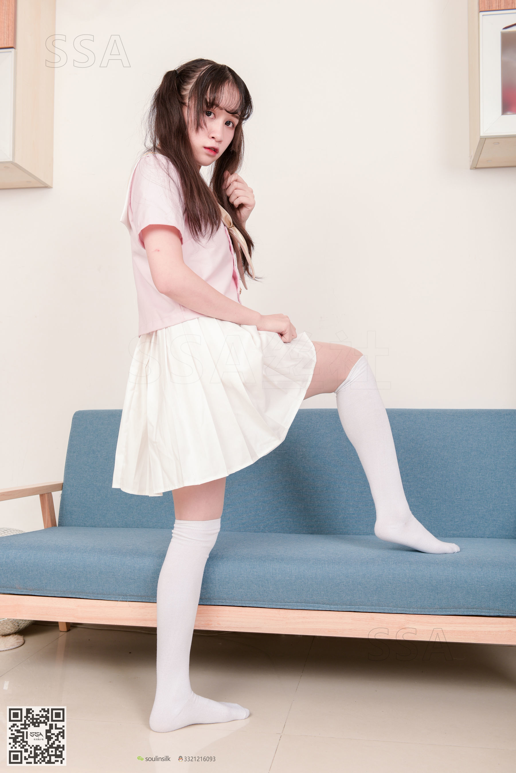 超清写真 No.144 丹丹 粉色JK制服-图59