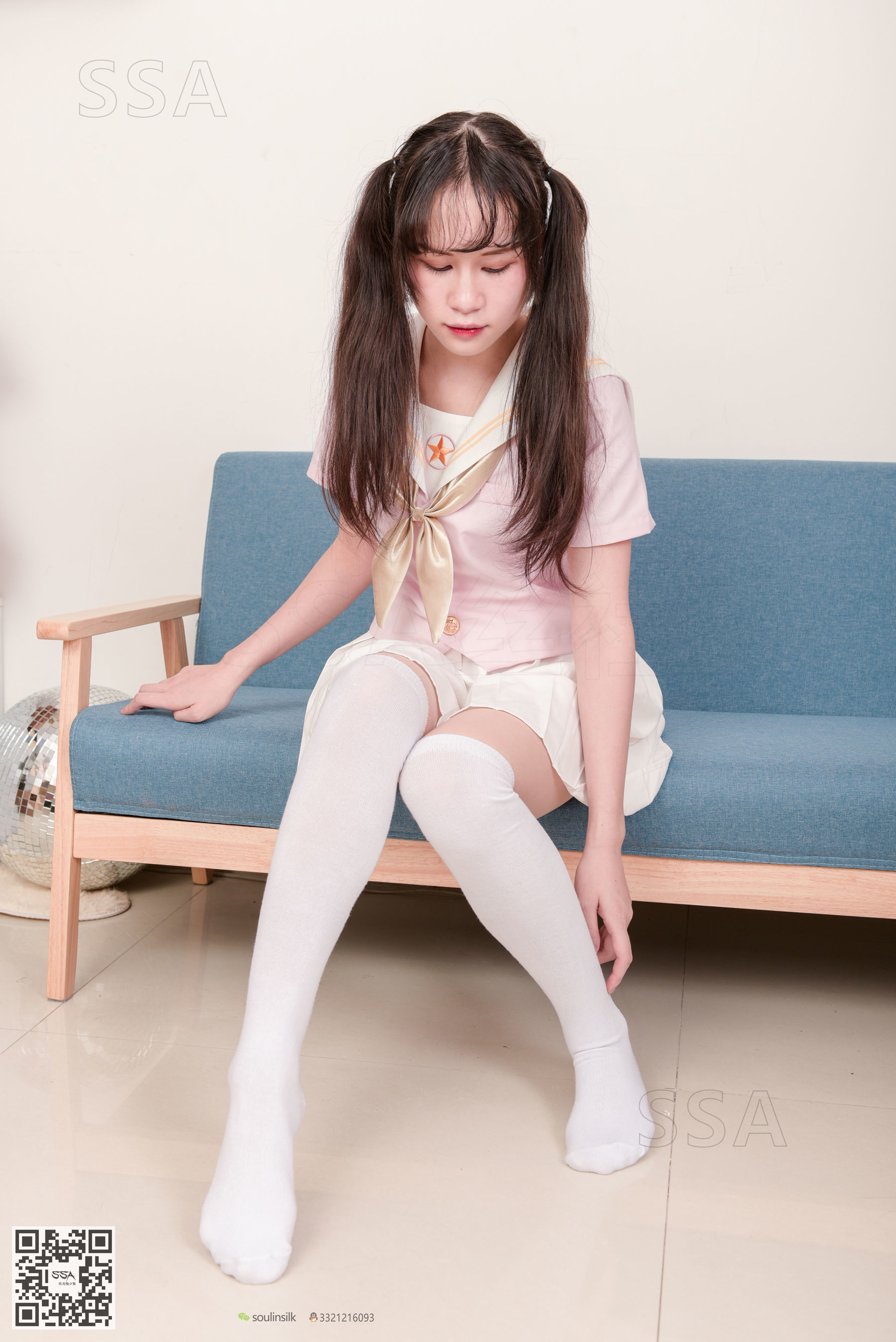 超清写真 No.144 丹丹 粉色JK制服-图6