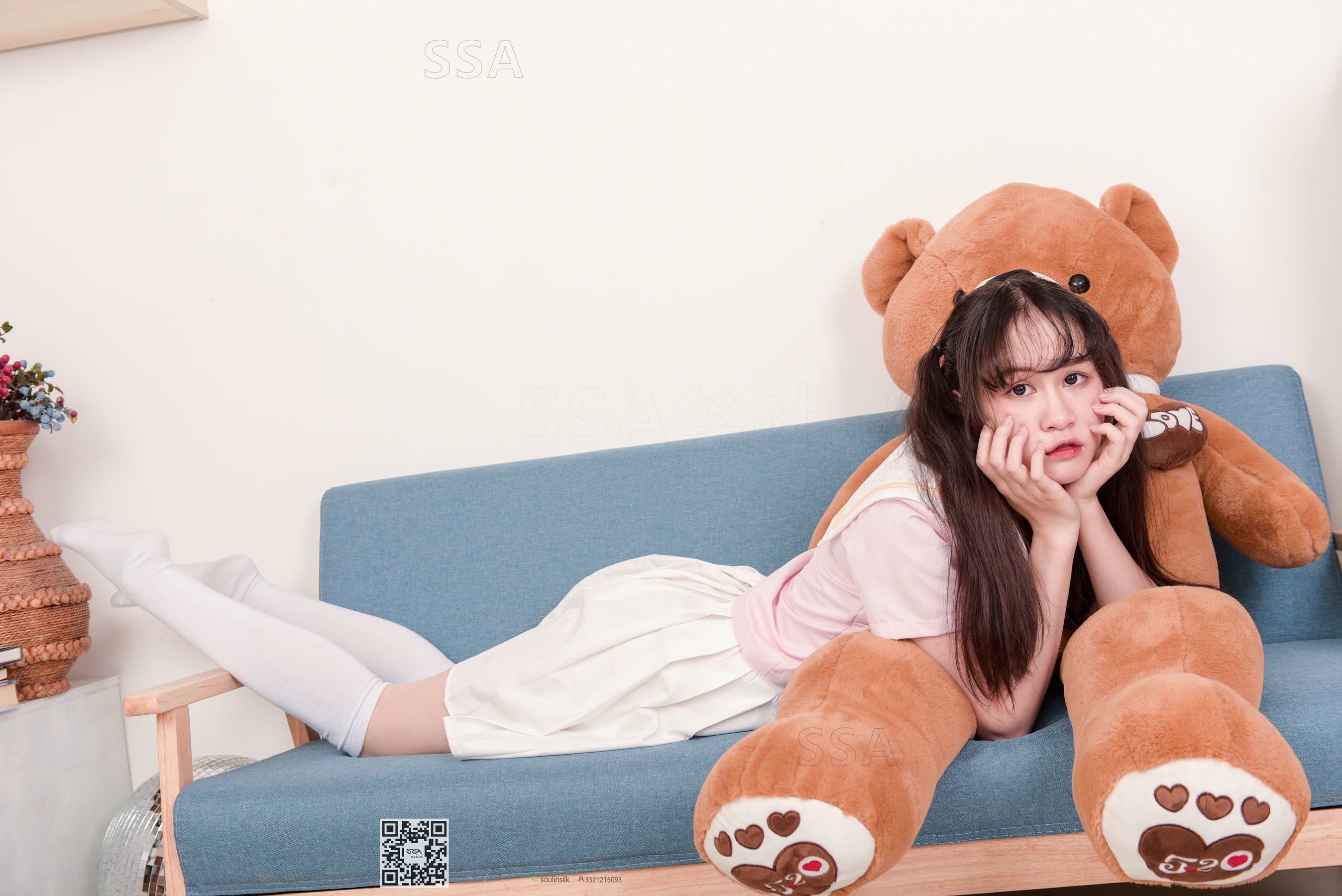 超清写真 No.144 丹丹 粉色JK制服-图86