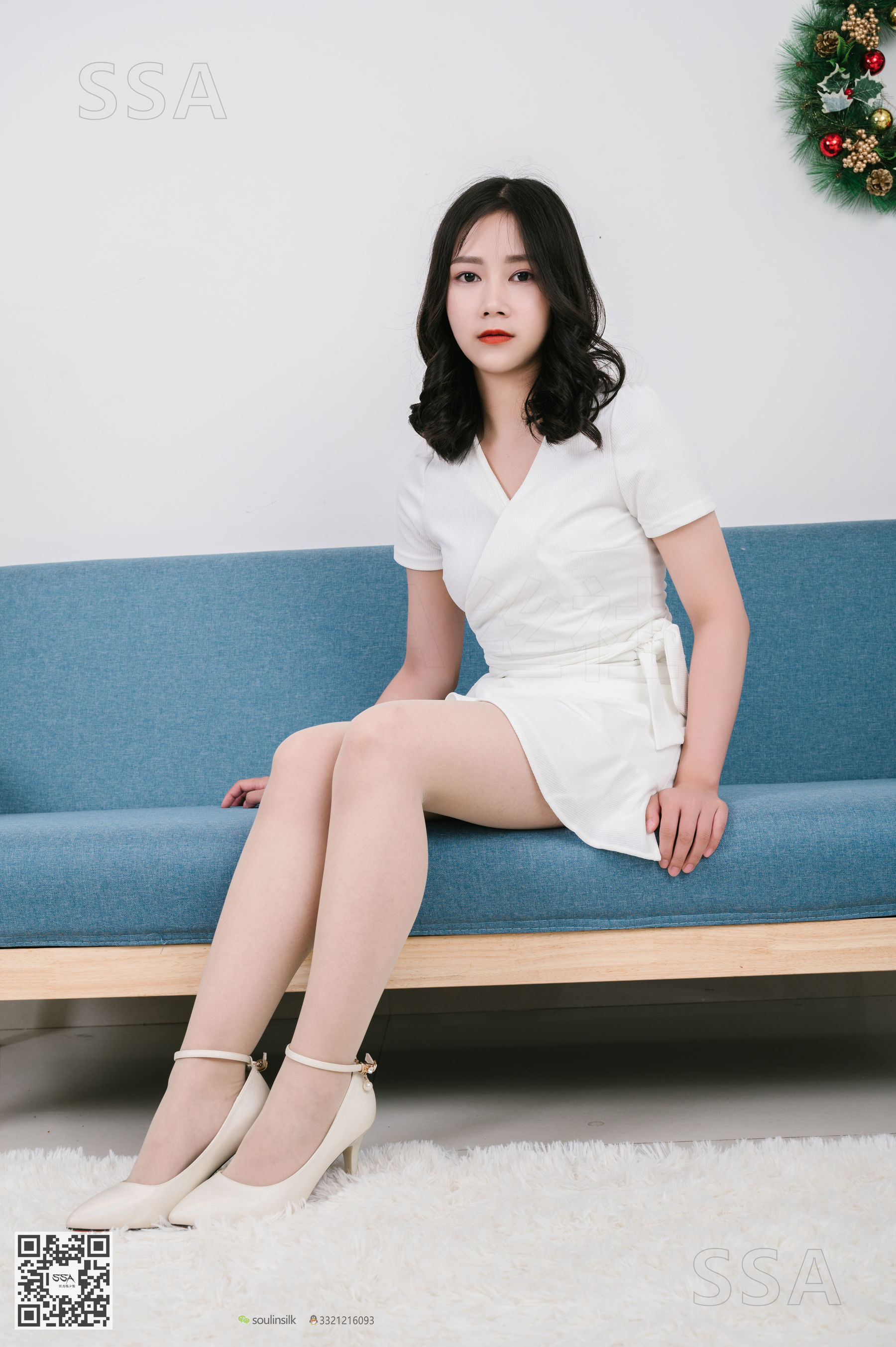 超清写真 No.155 阿花 白色连衣裙-图113