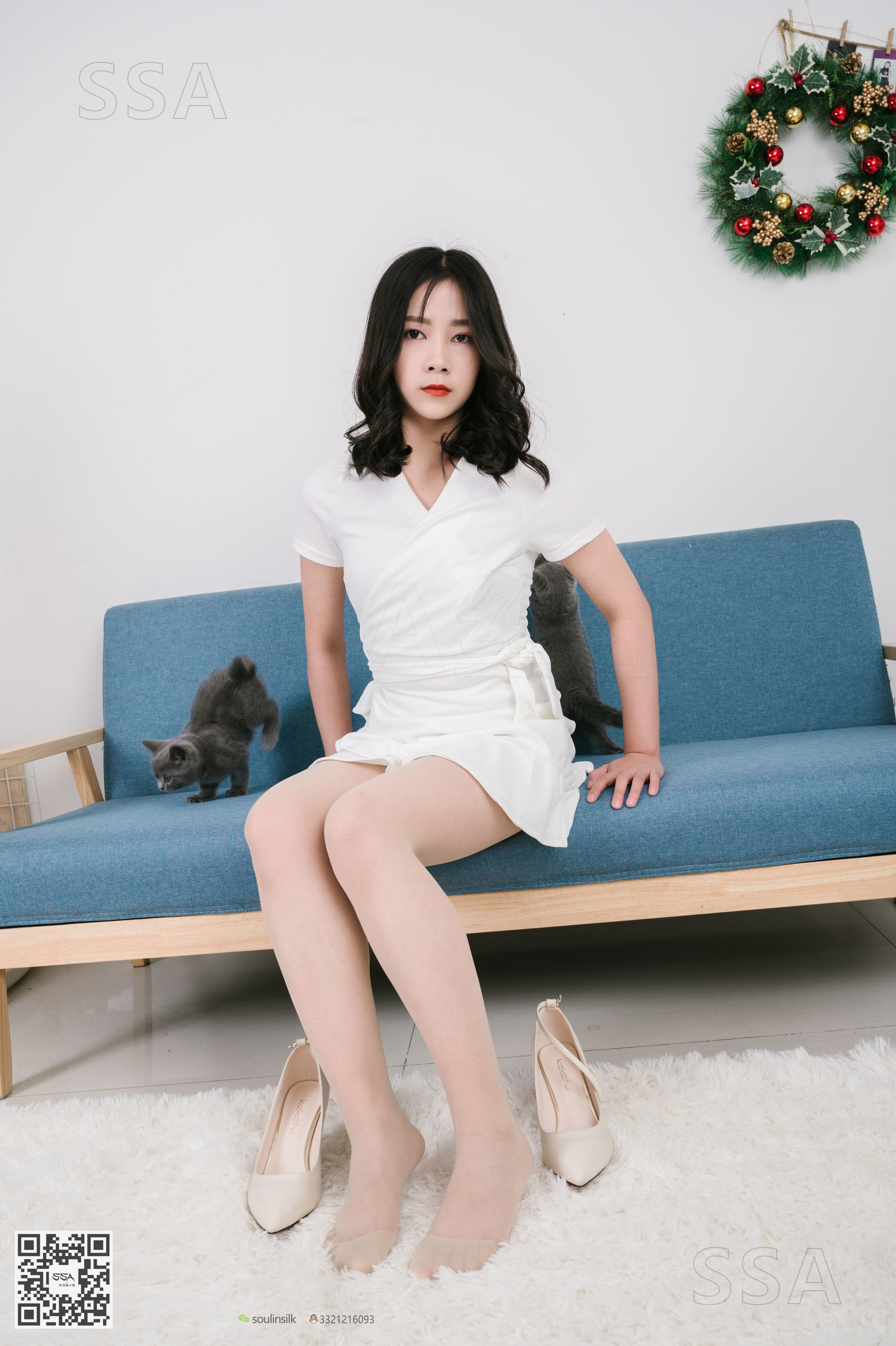 超清写真 No.155 阿花 白色连衣裙-图36