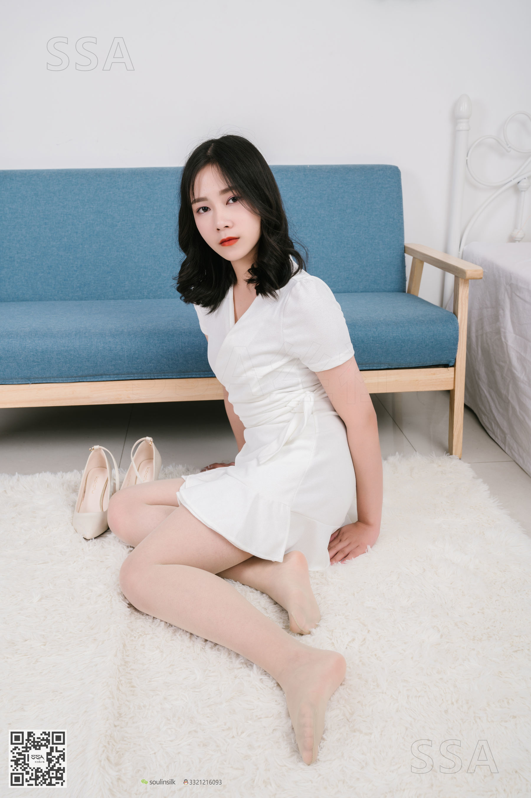 超清写真 No.155 阿花 白色连衣裙-图61