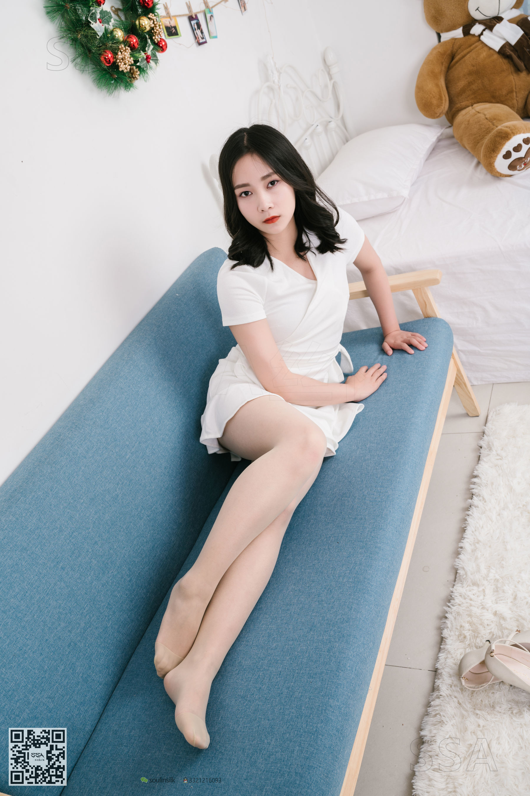 超清写真 No.155 阿花 白色连衣裙-图75