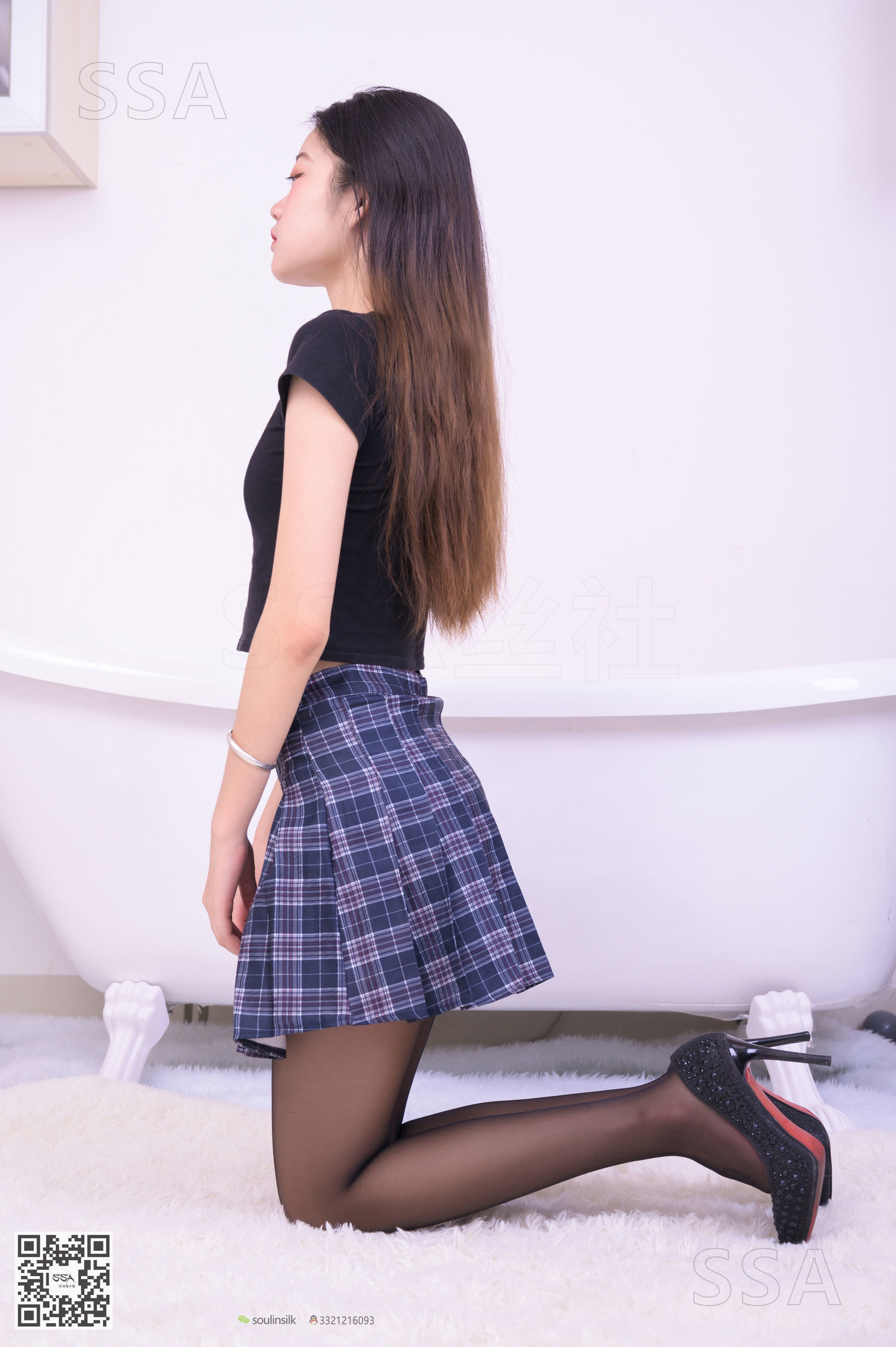 超清写真 No.160 主播小九妹妹 T恤混搭-图93