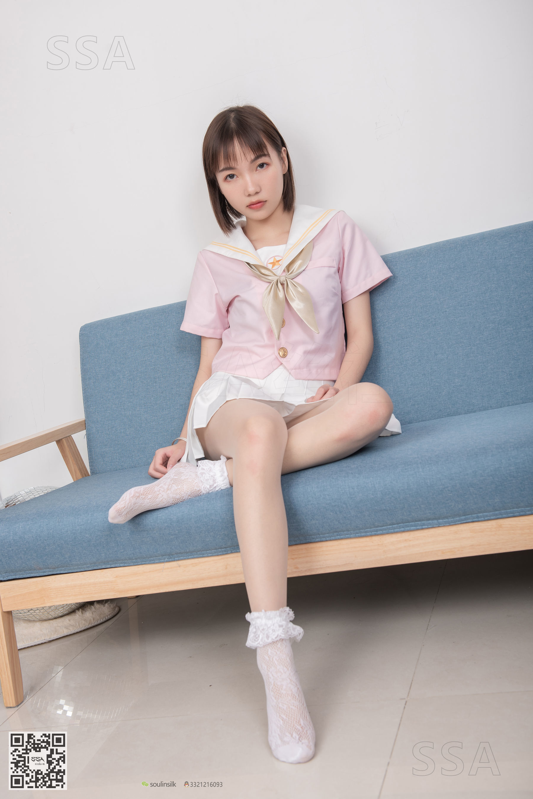 超清写真 No.162 桃子粉色JK制服-图101