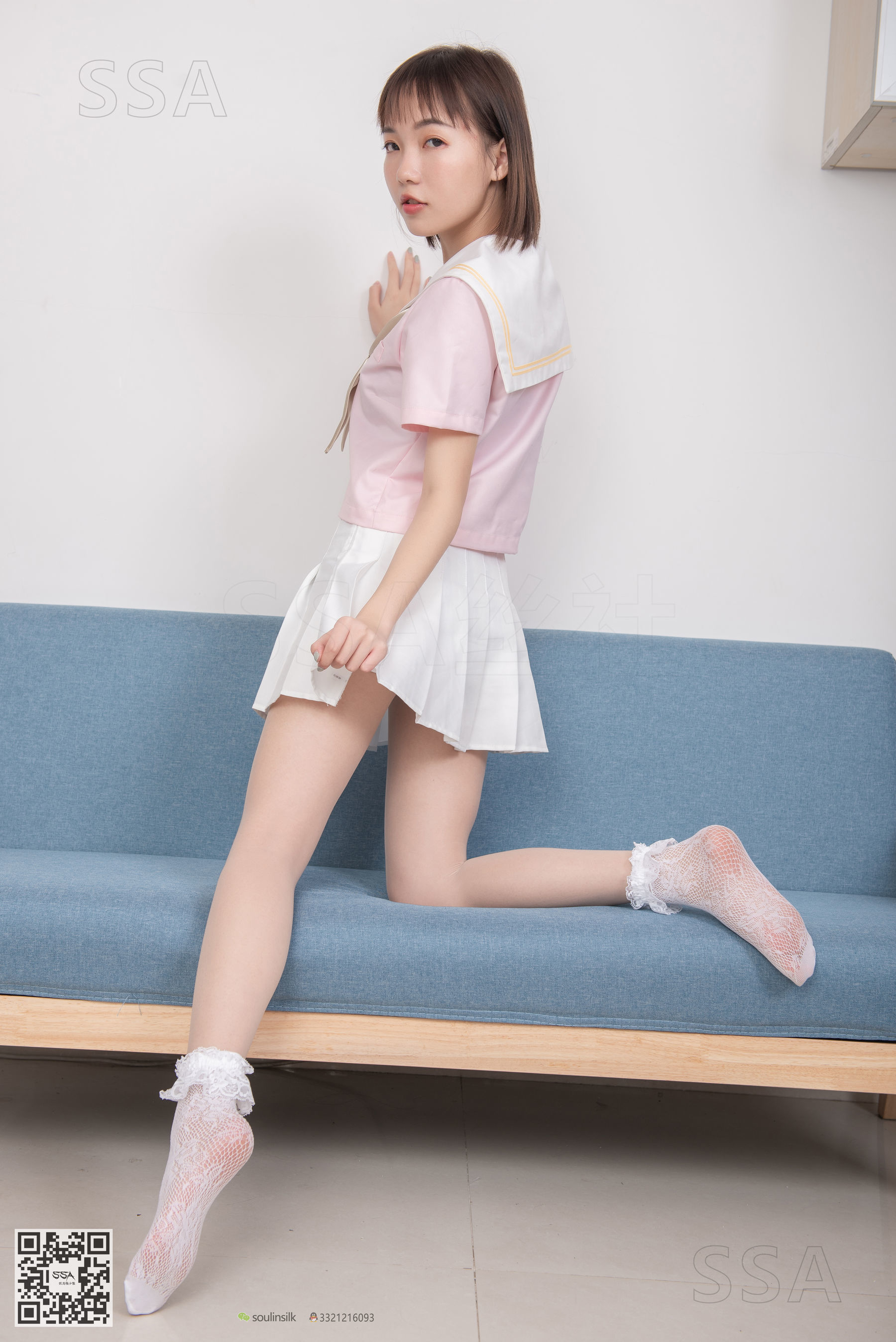 超清写真 No.162 桃子粉色JK制服-图118