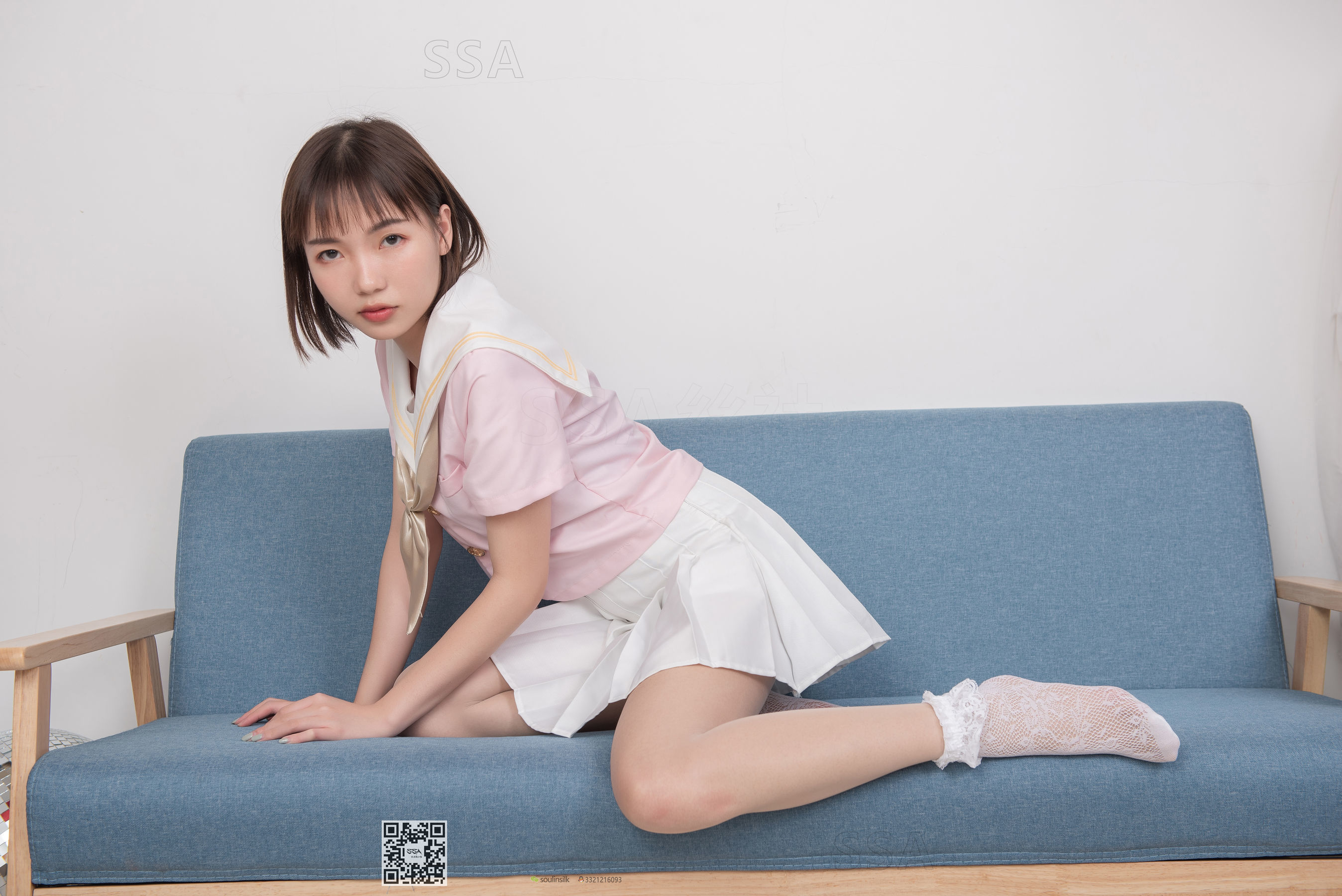 超清写真 No.162 桃子粉色JK制服-图121
