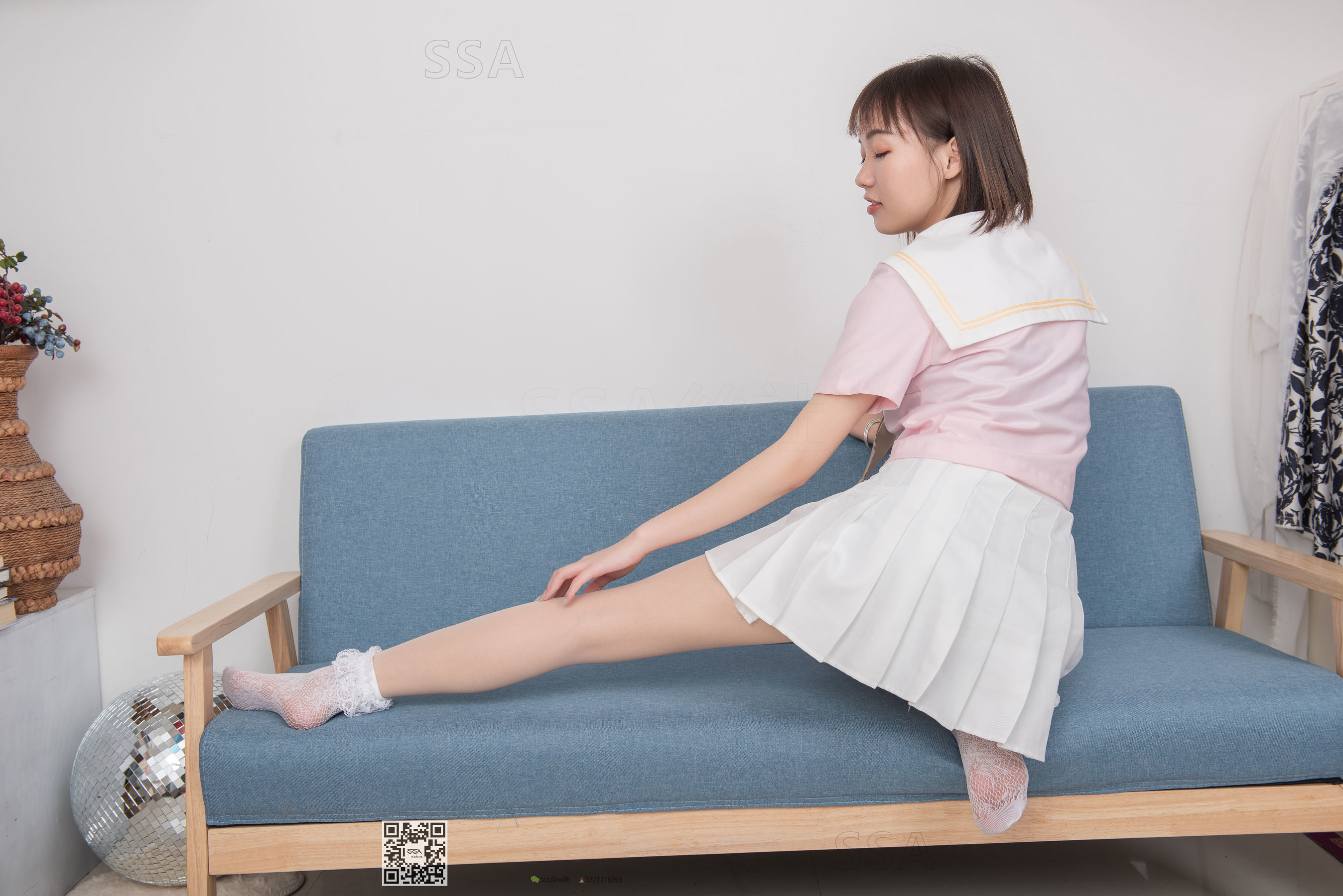 超清写真 No.162 桃子粉色JK制服-图129