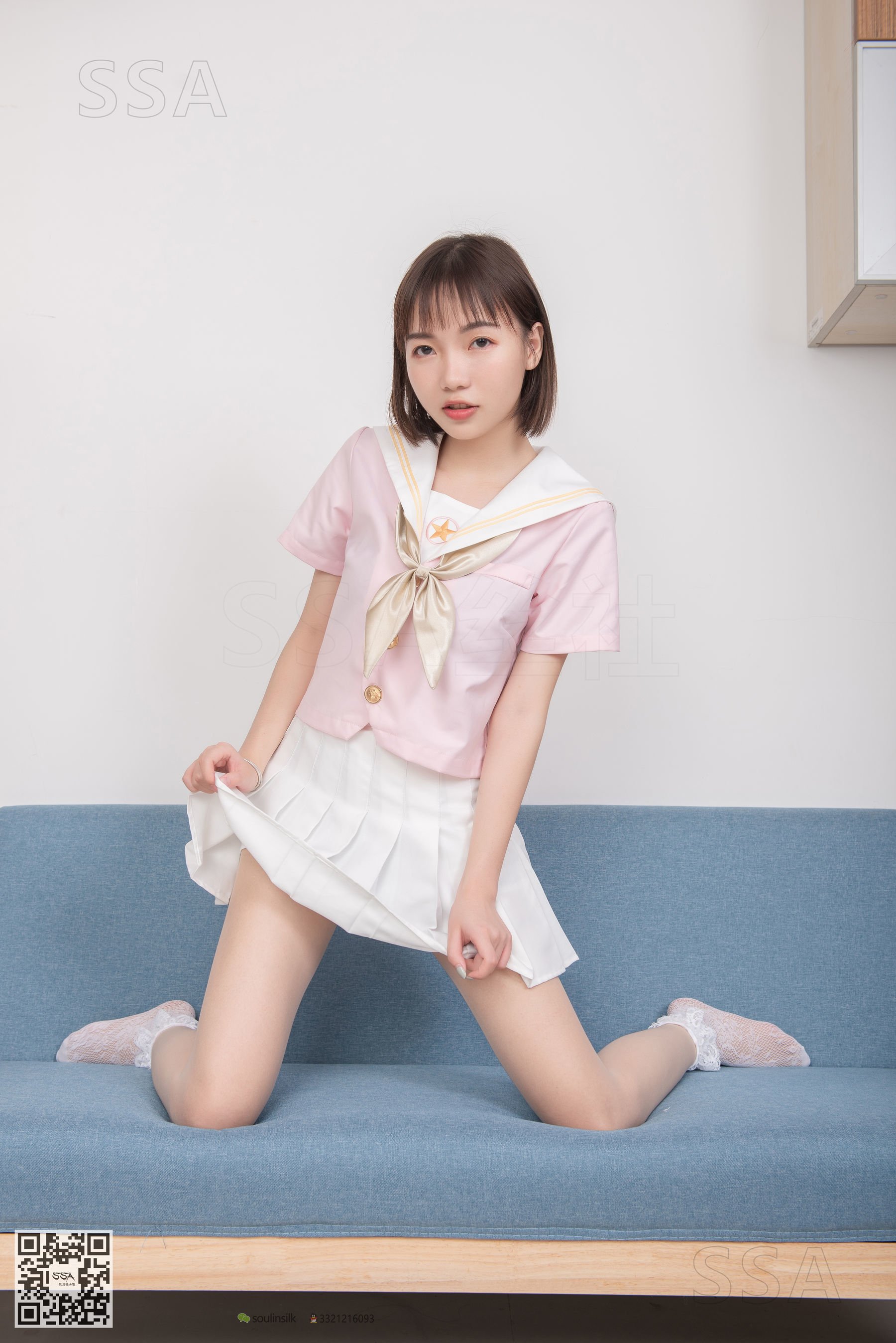 超清写真 No.162 桃子粉色JK制服-图135