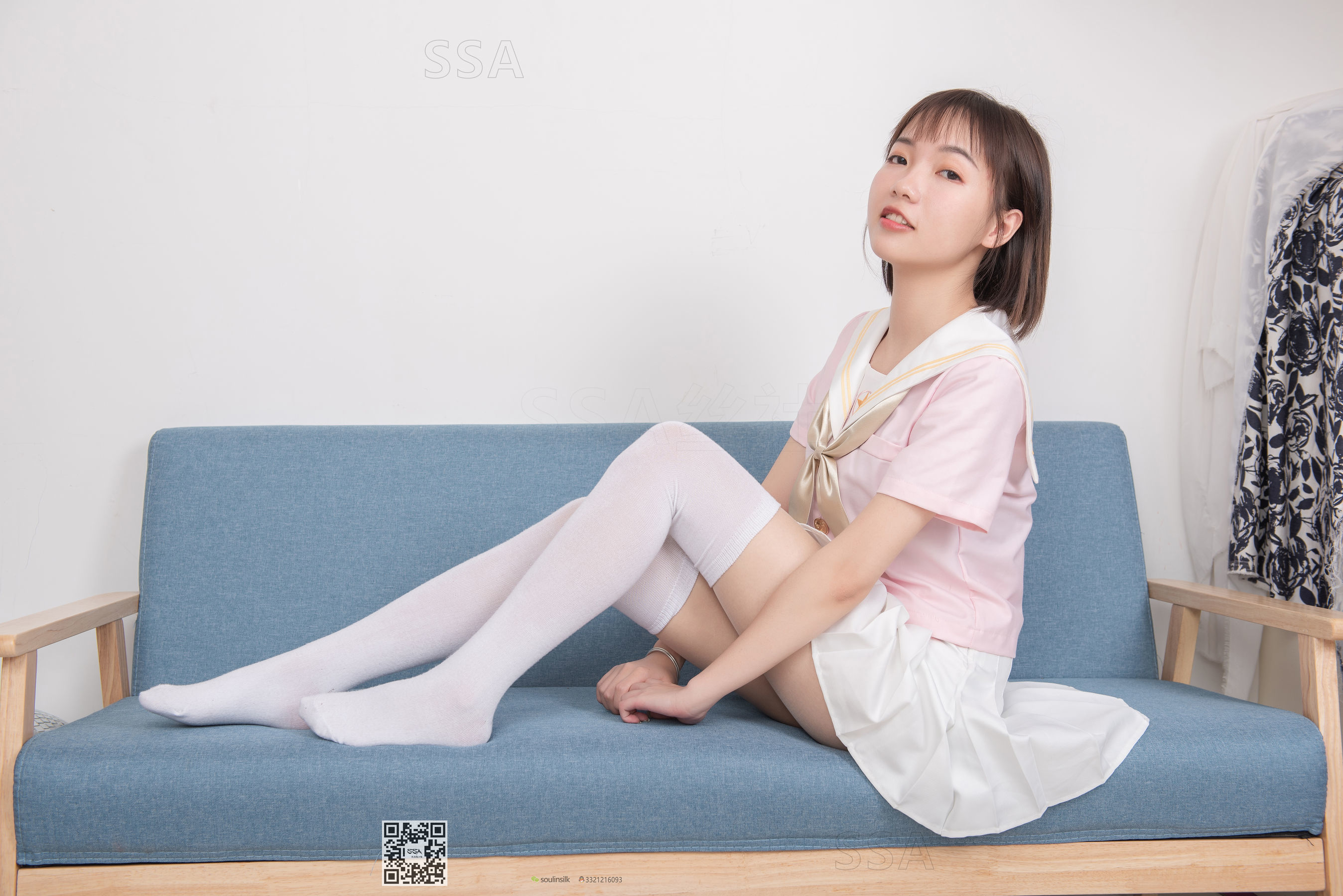 超清写真 No.162 桃子粉色JK制服-图17