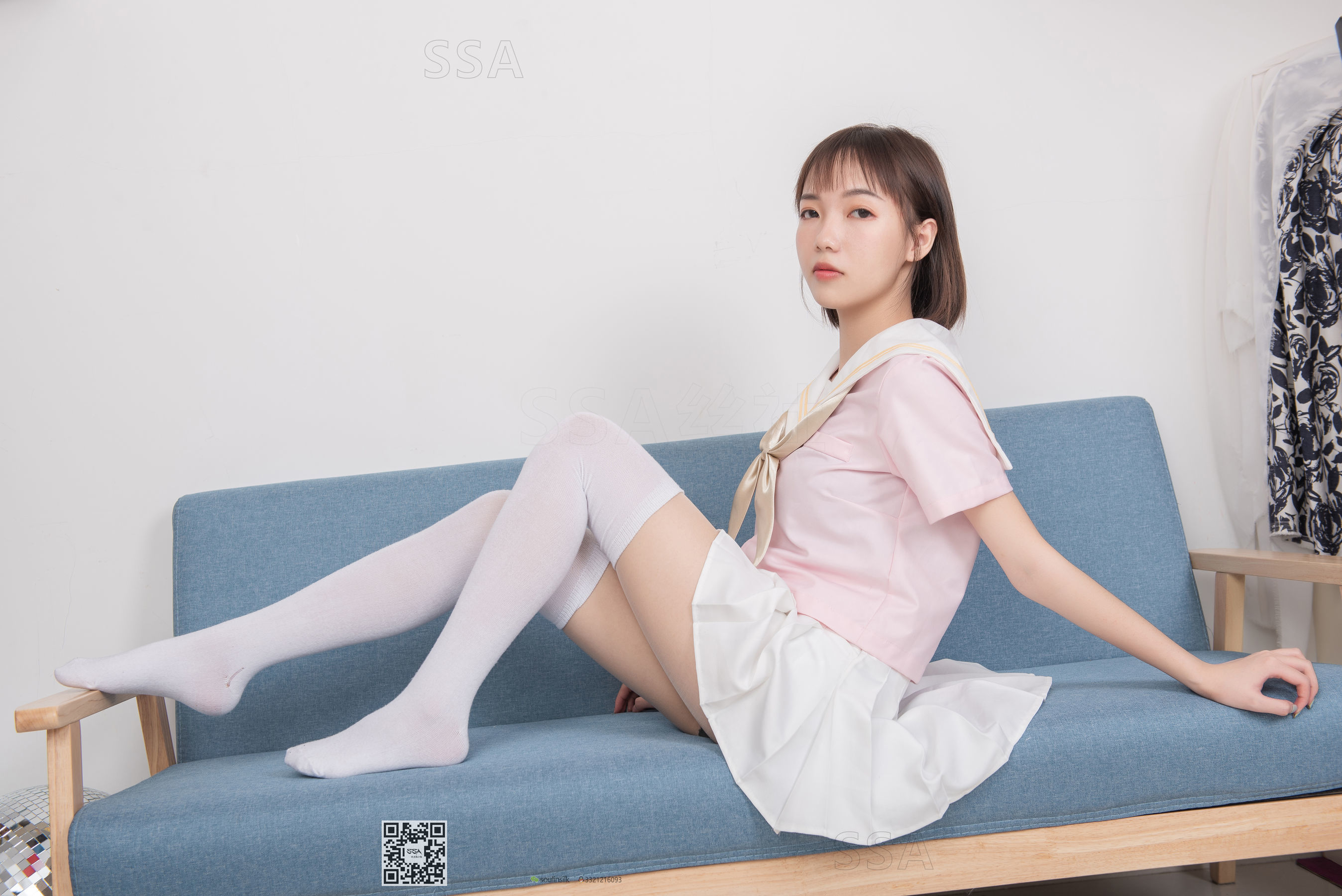 超清写真 No.162 桃子粉色JK制服-图18