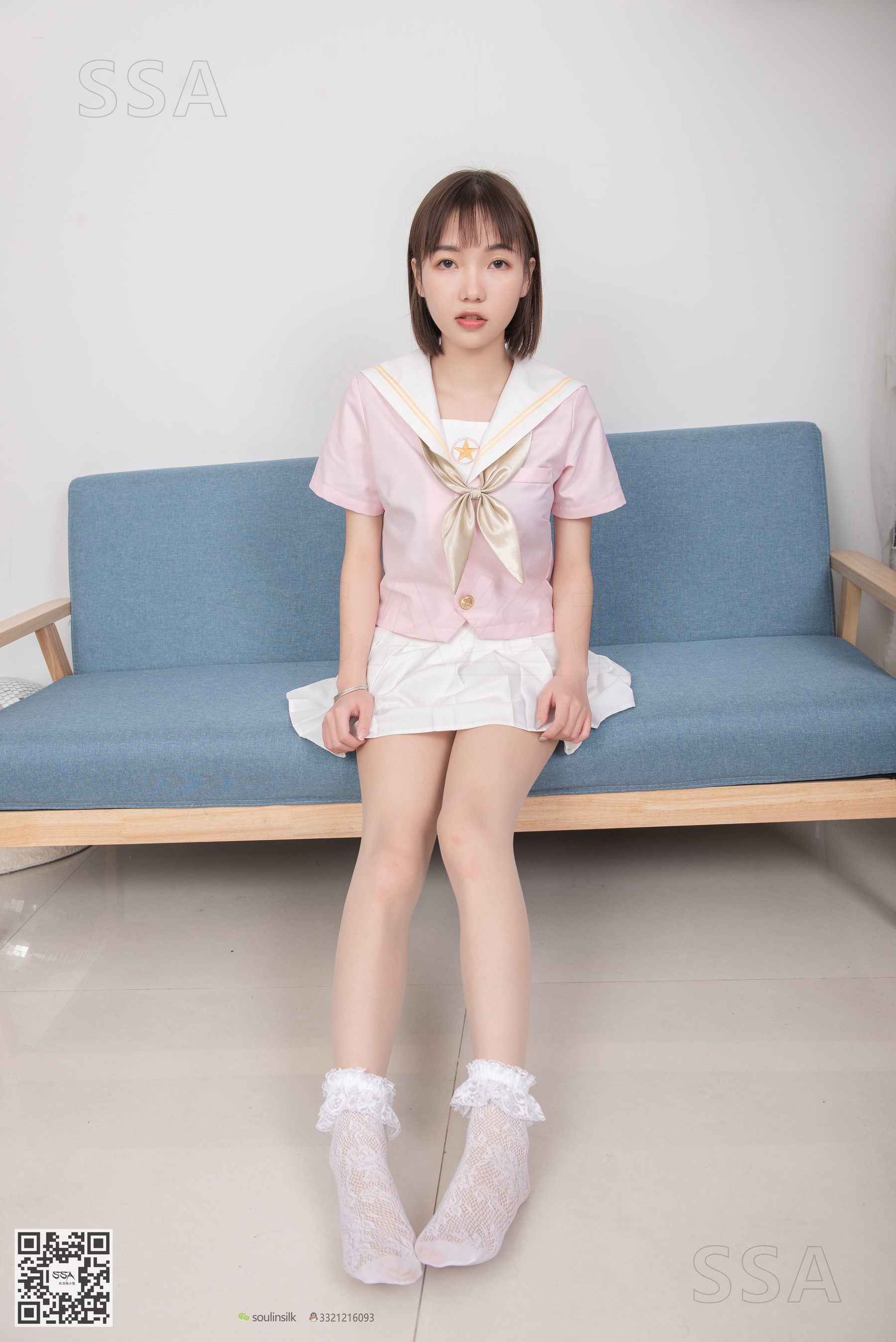 超清写真 No.162 桃子粉色JK制服-图61