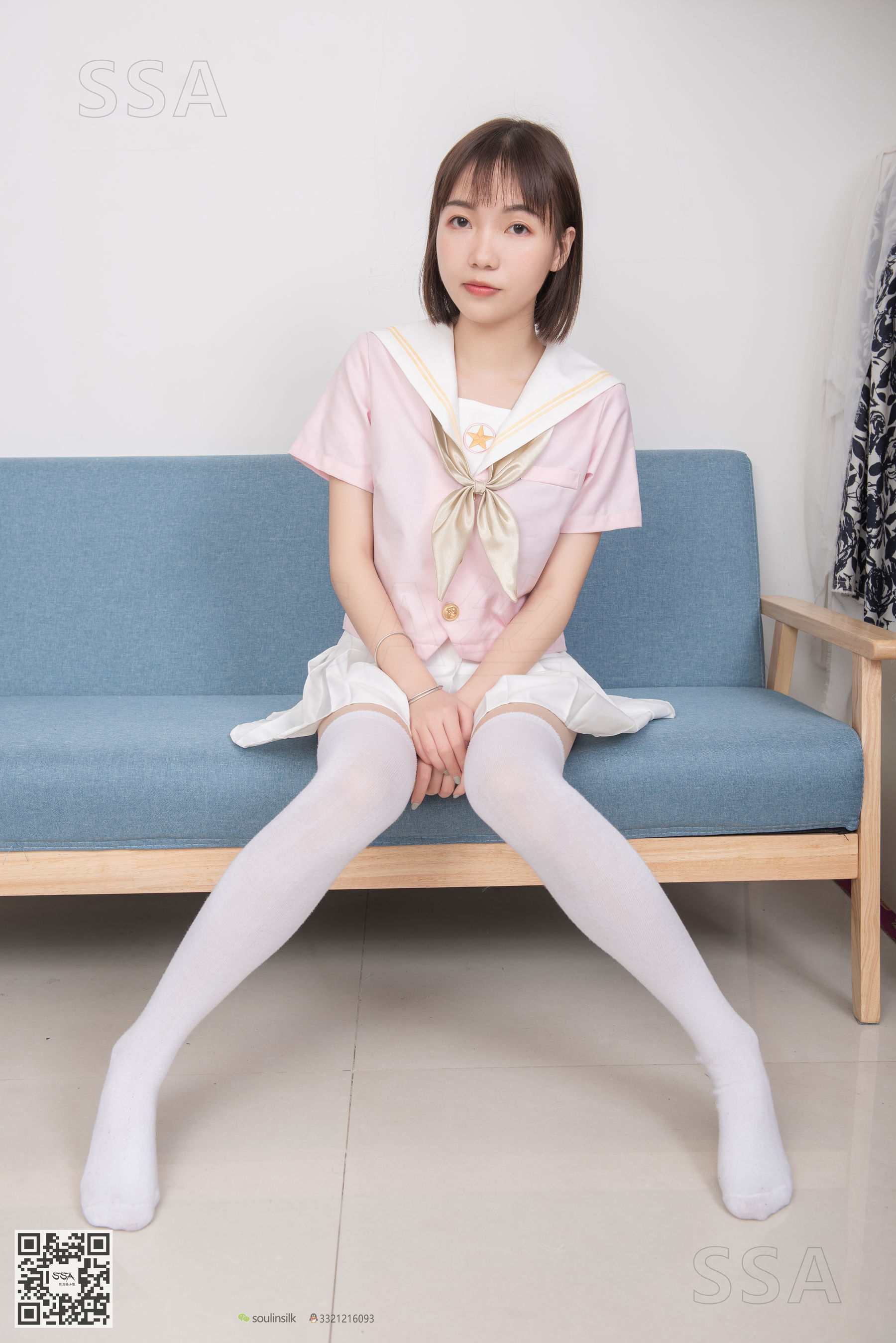 超清写真 No.162 桃子粉色JK制服-图6