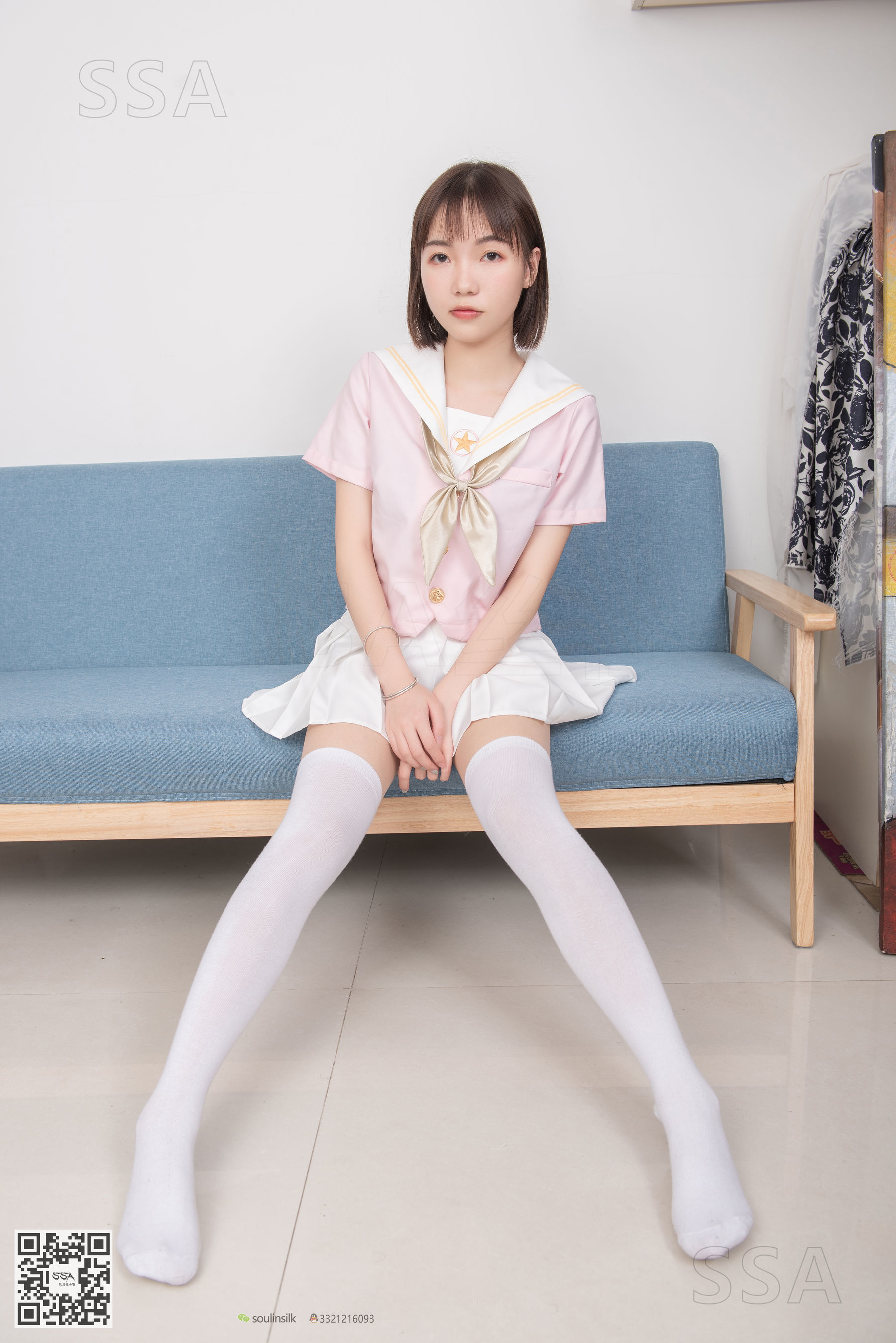 超清写真 No.162 桃子粉色JK制服-图7