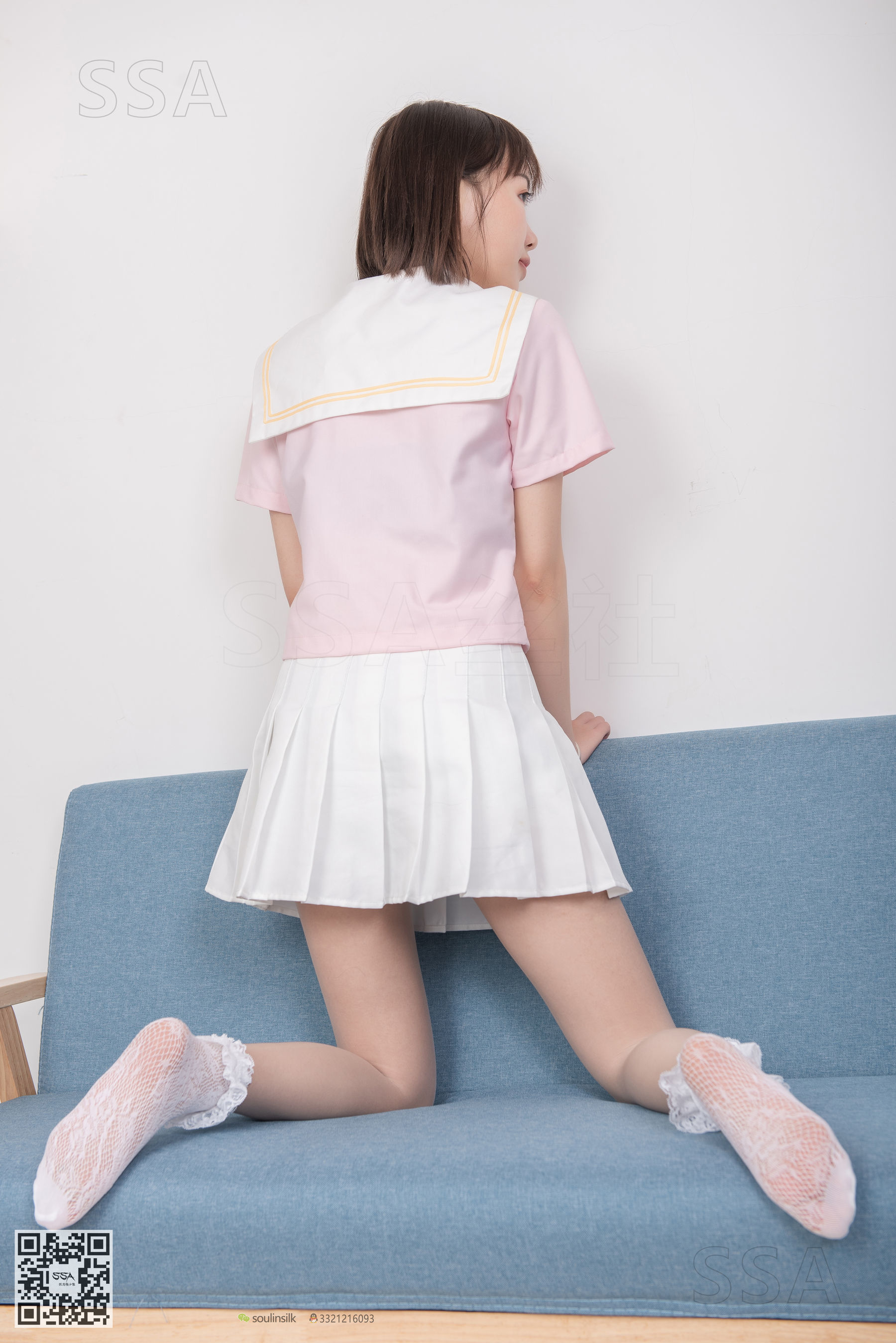 超清写真 No.162 桃子粉色JK制服-图88