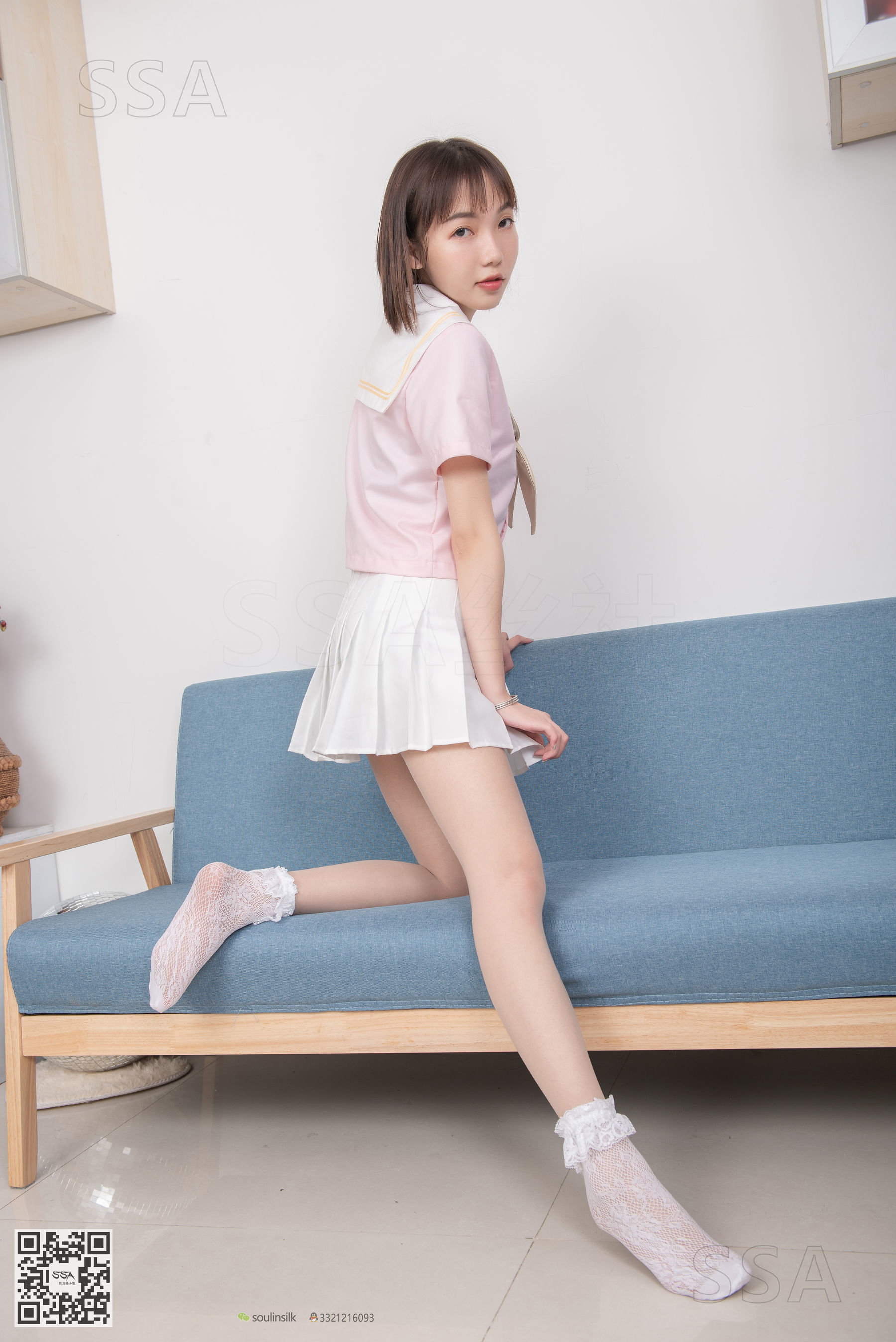 超清写真 No.162 桃子粉色JK制服-图98