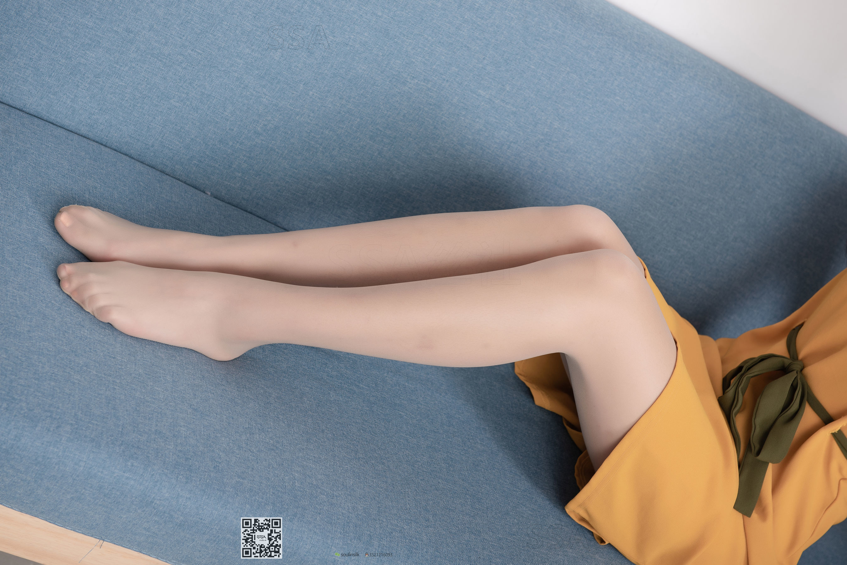 超清写真 No.165 小凉 黄色连衣裙肉丝-图36