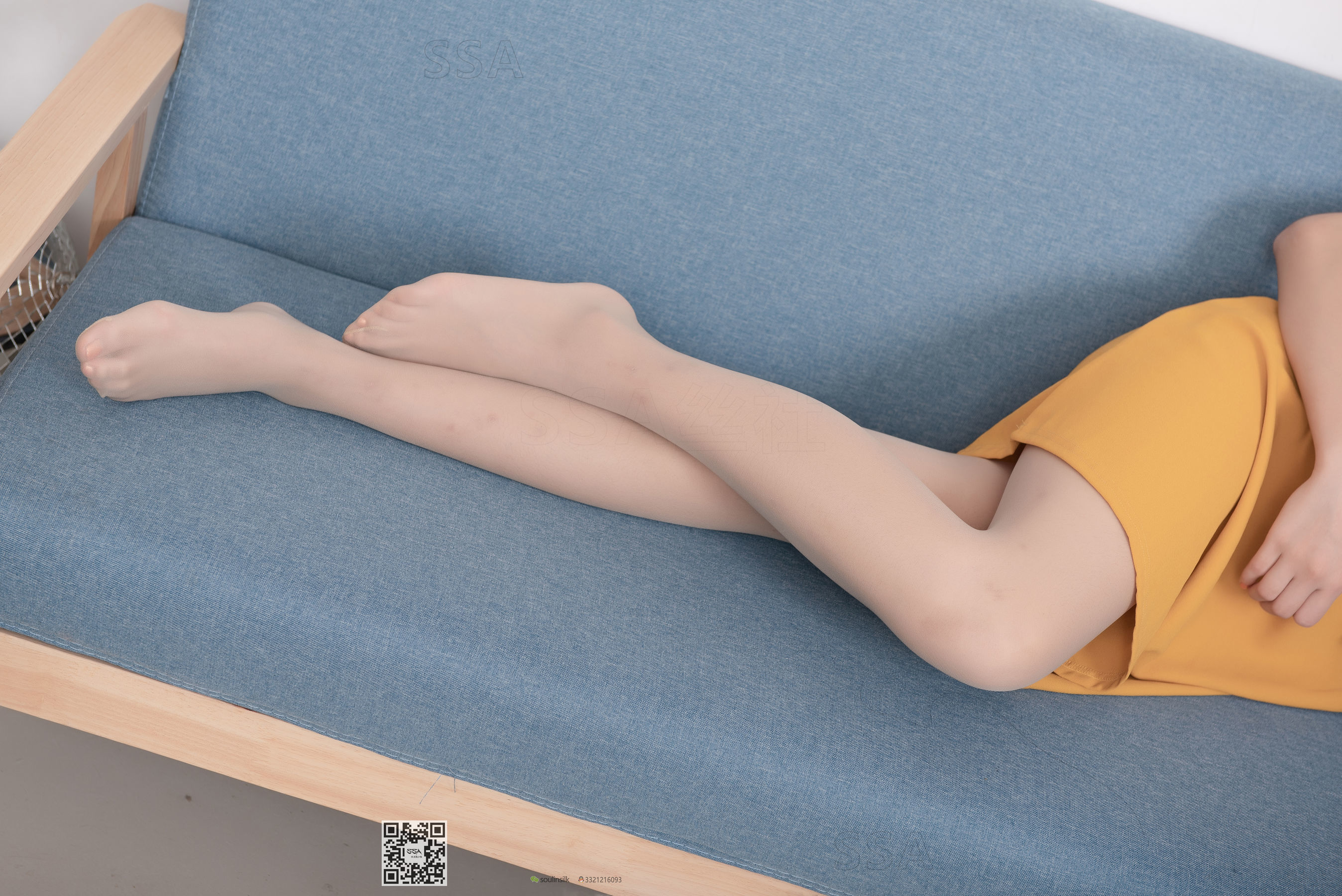 超清写真 No.165 小凉 黄色连衣裙肉丝-图81