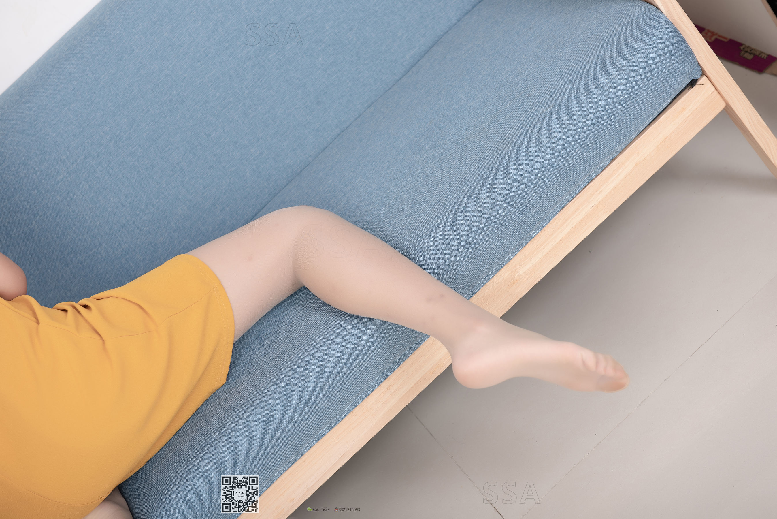 超清写真 No.165 小凉 黄色连衣裙肉丝-图89